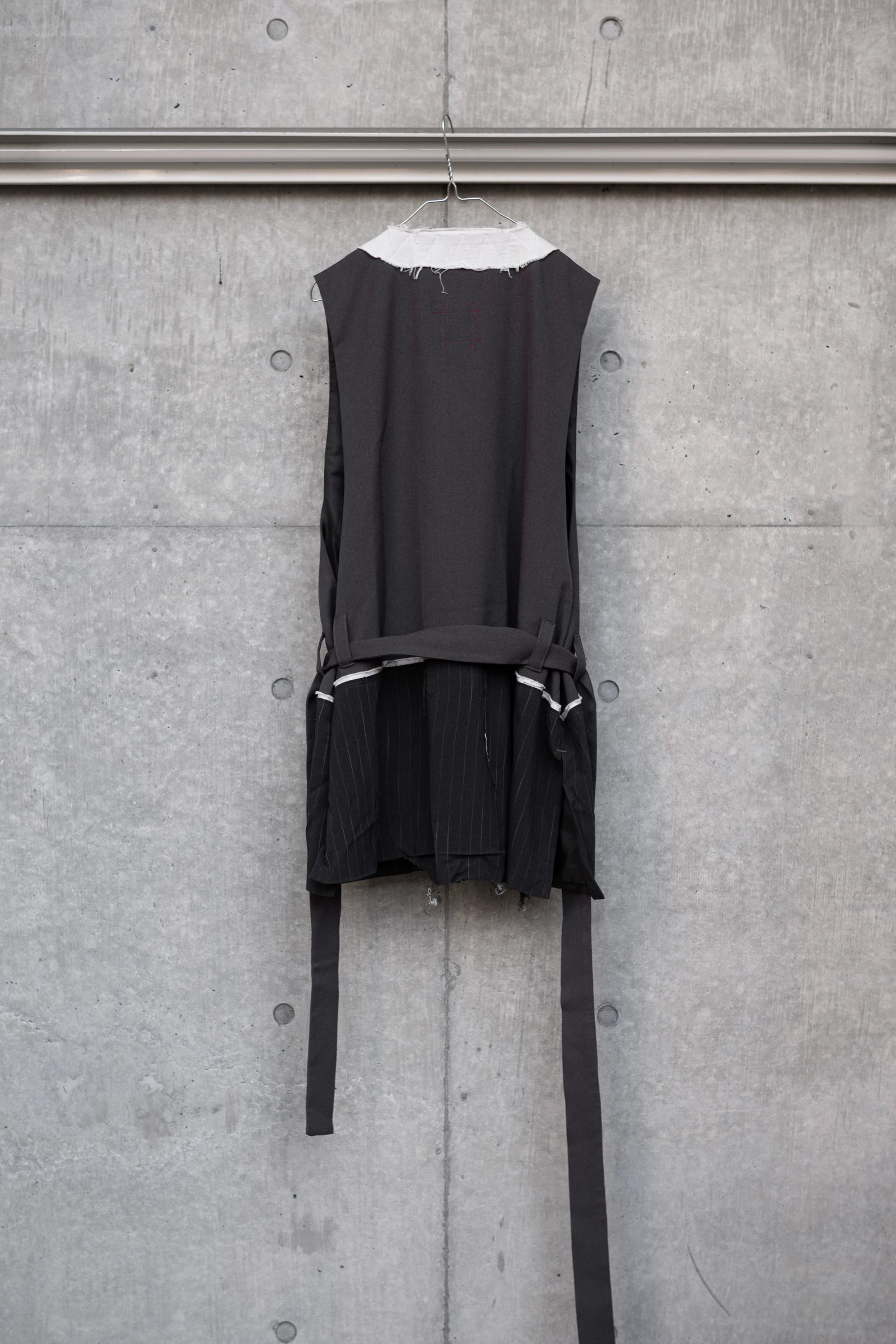 Oversized gilet / gry