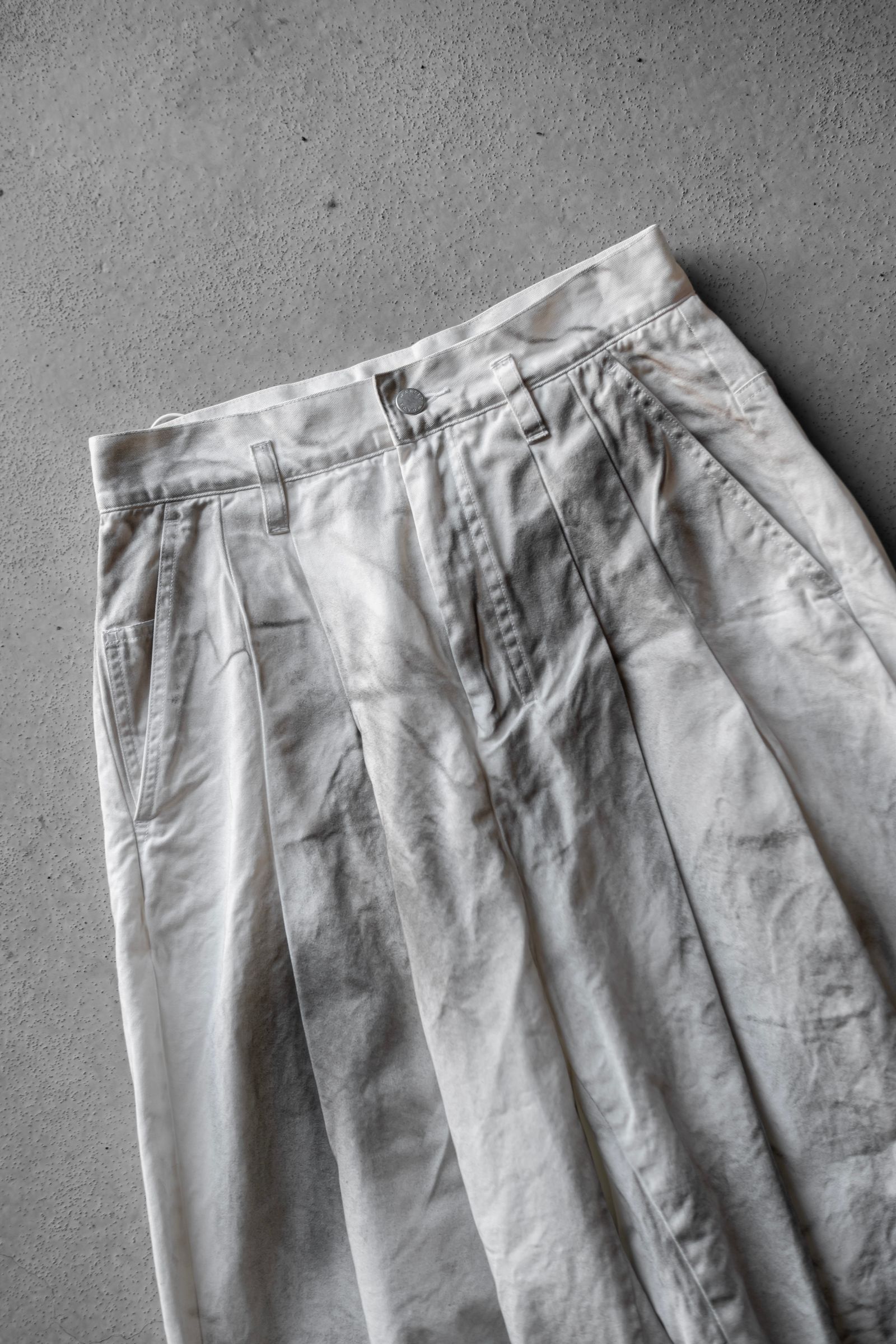 WASHED Hi, BAGGY / COLOURLESS WHITE