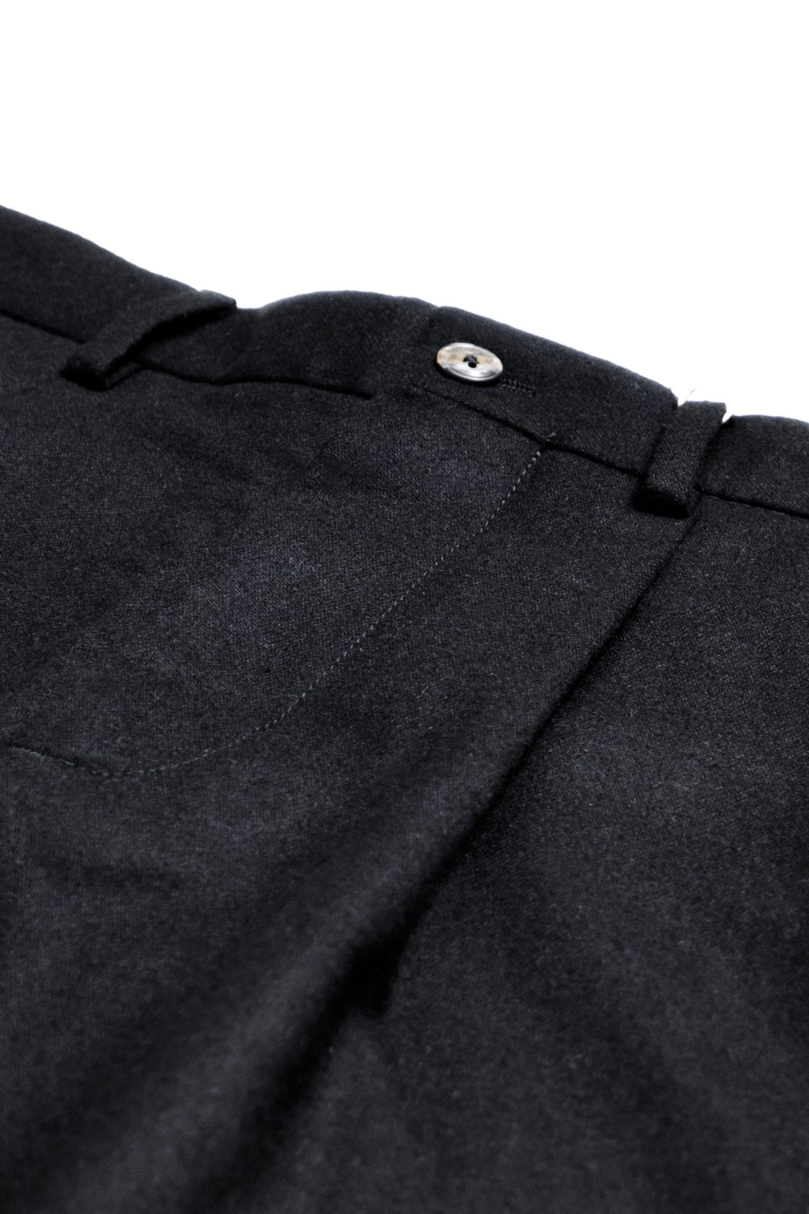 WOOL POLY VIS 1TUCK CARROTT / BLACK6
