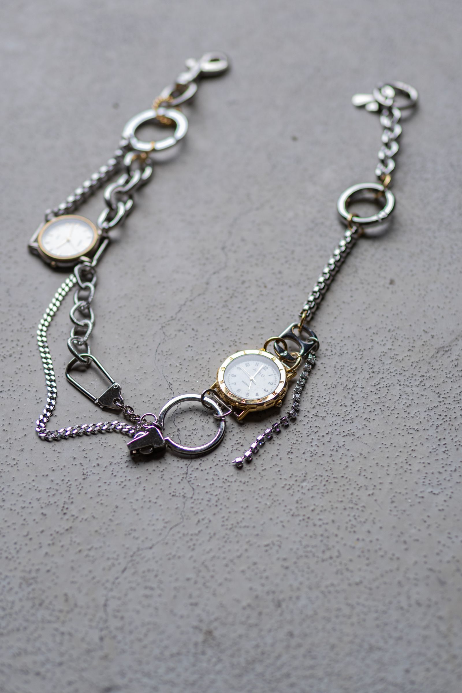 SCRAP LINKS CHAIN / SILVER