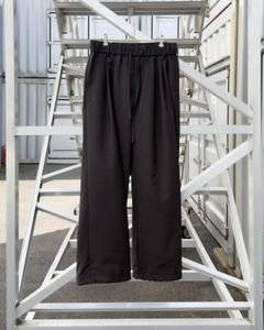 Wool Mohair Browsing Pants / Dark Brown