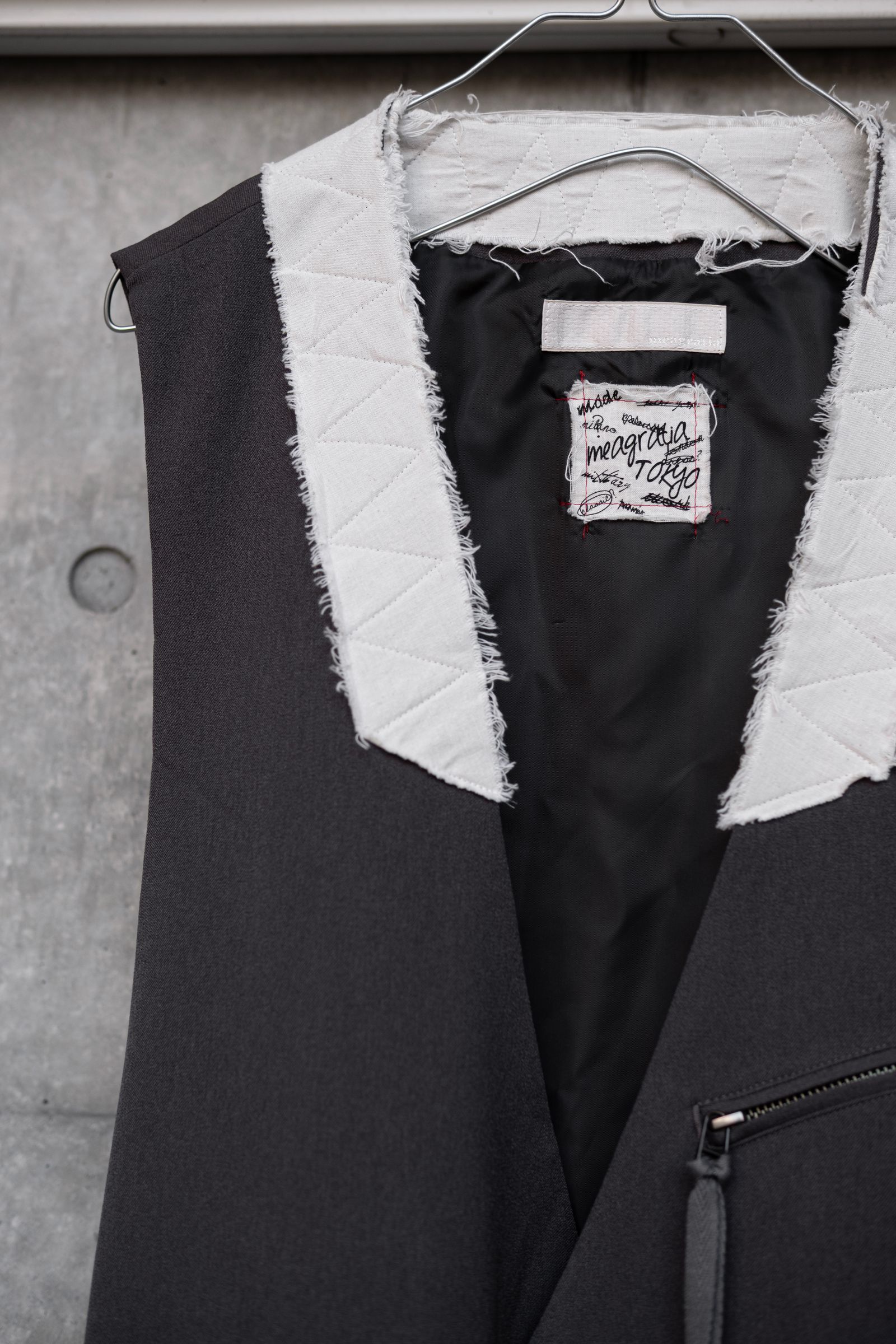 Oversized gilet / gry