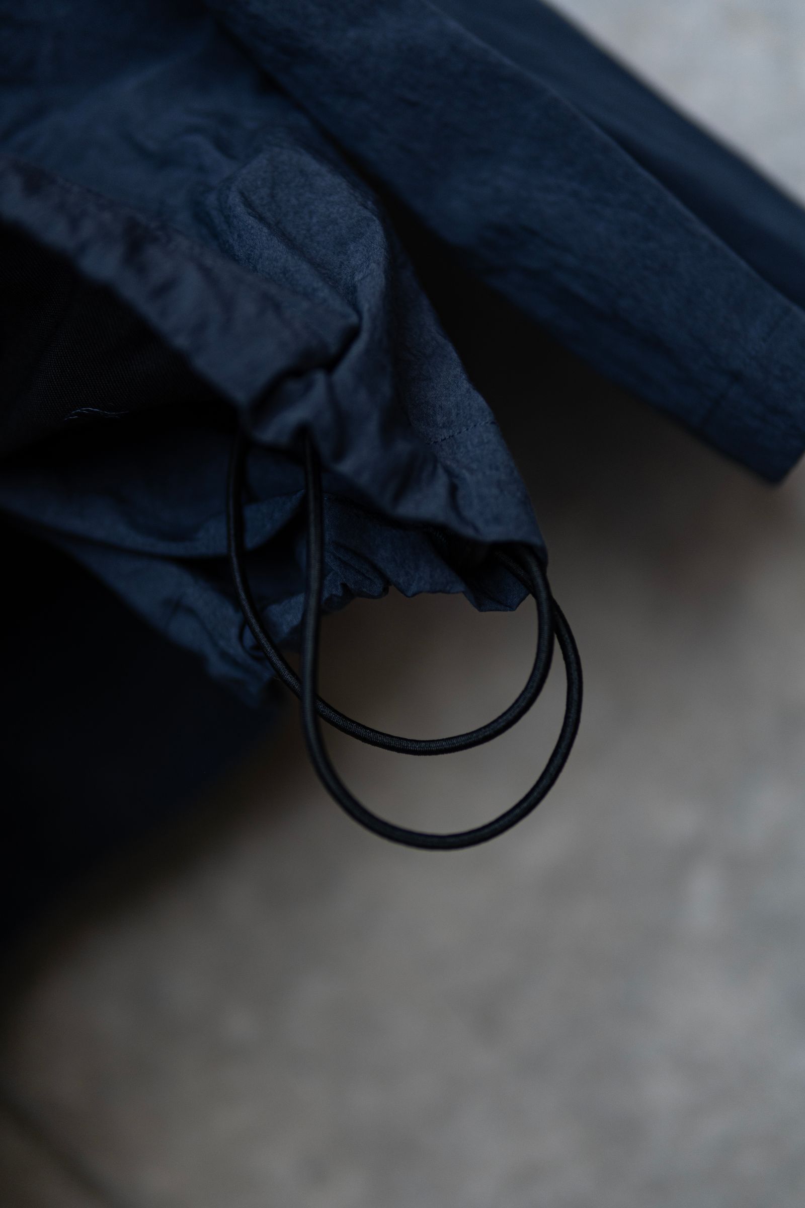 COTTON NYLON TRACK JACKET / DALL NAVY