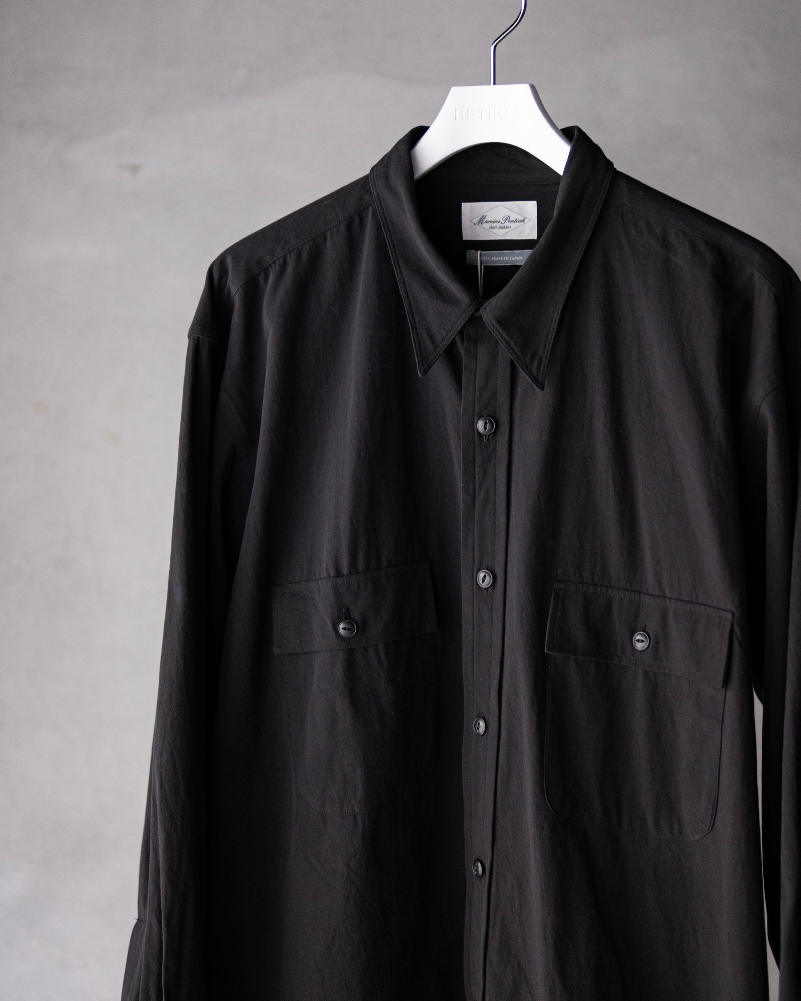 Military Work SH / Black Gabardine
