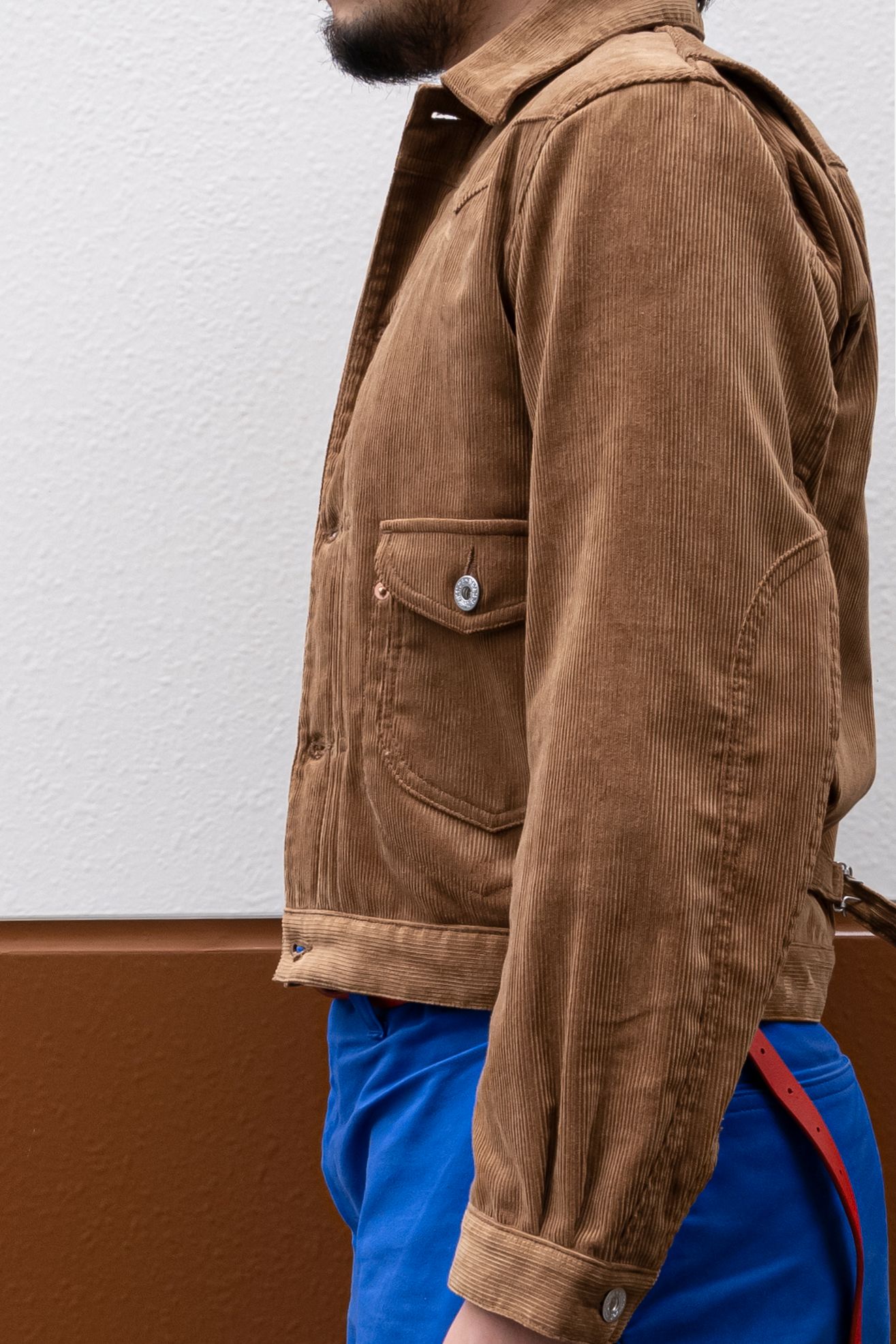 SUGARHILL - CORDUROY DENIM JACKET / BROWN | Retikle Online Store