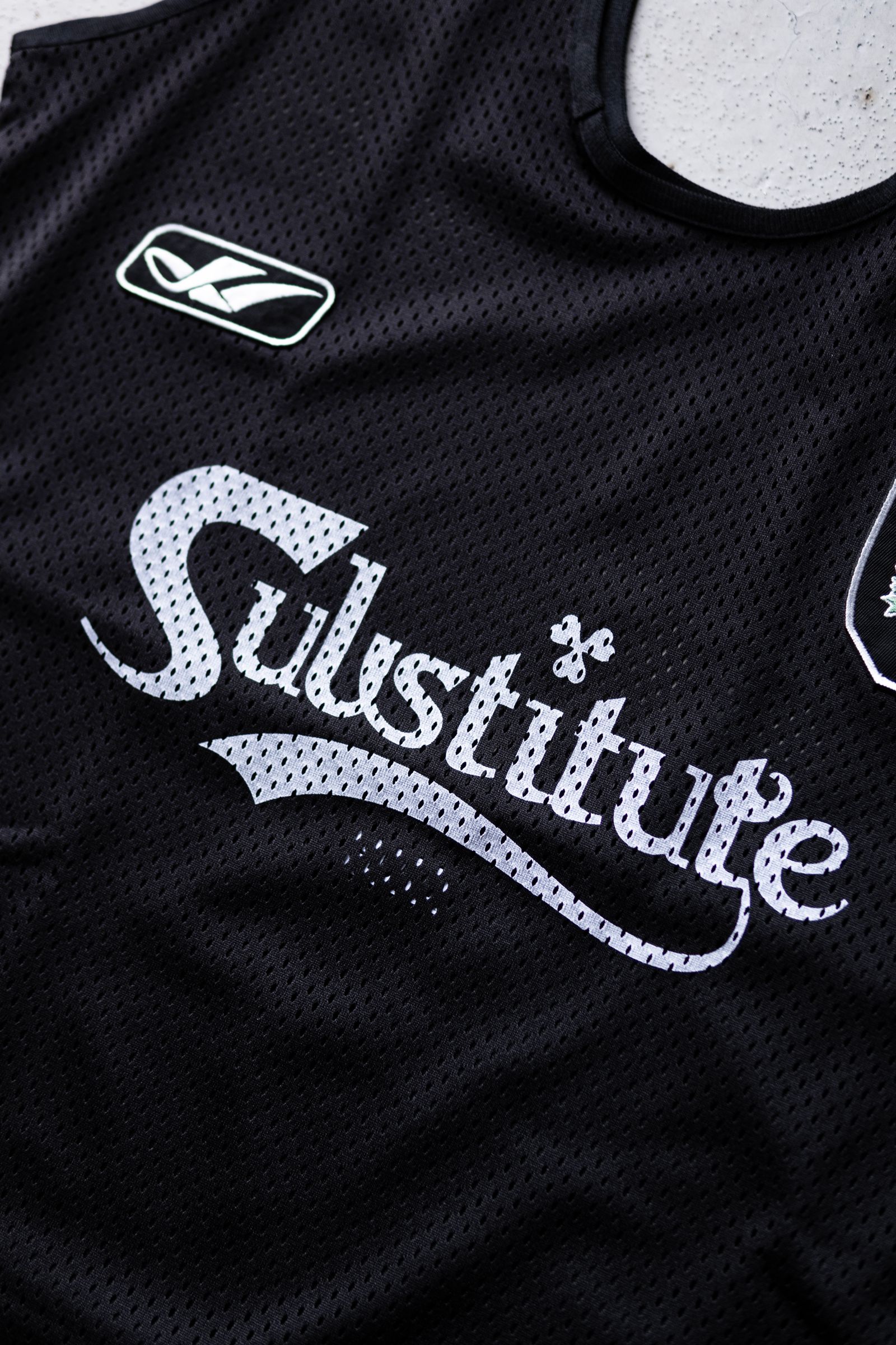 "SUBSTITUTE" BIB TOTE / BLACK