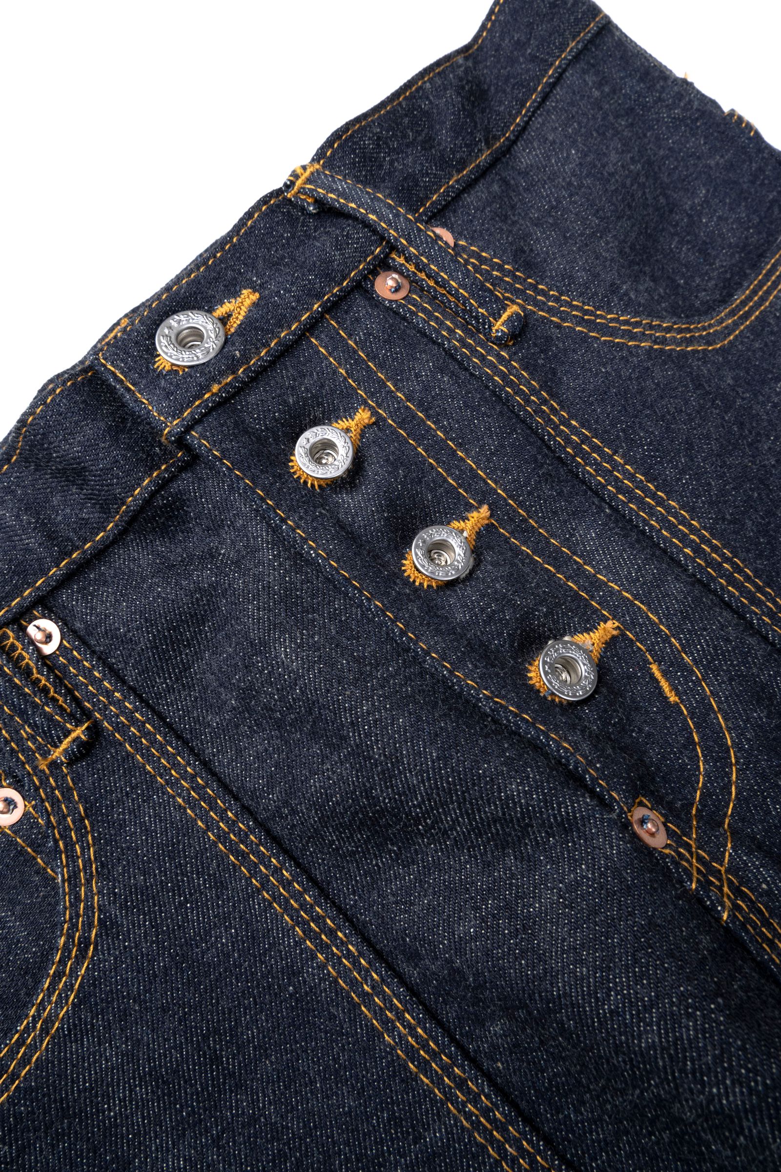 CLASSIC STRAGHT DENIM PANTS / RIGID INDIGO