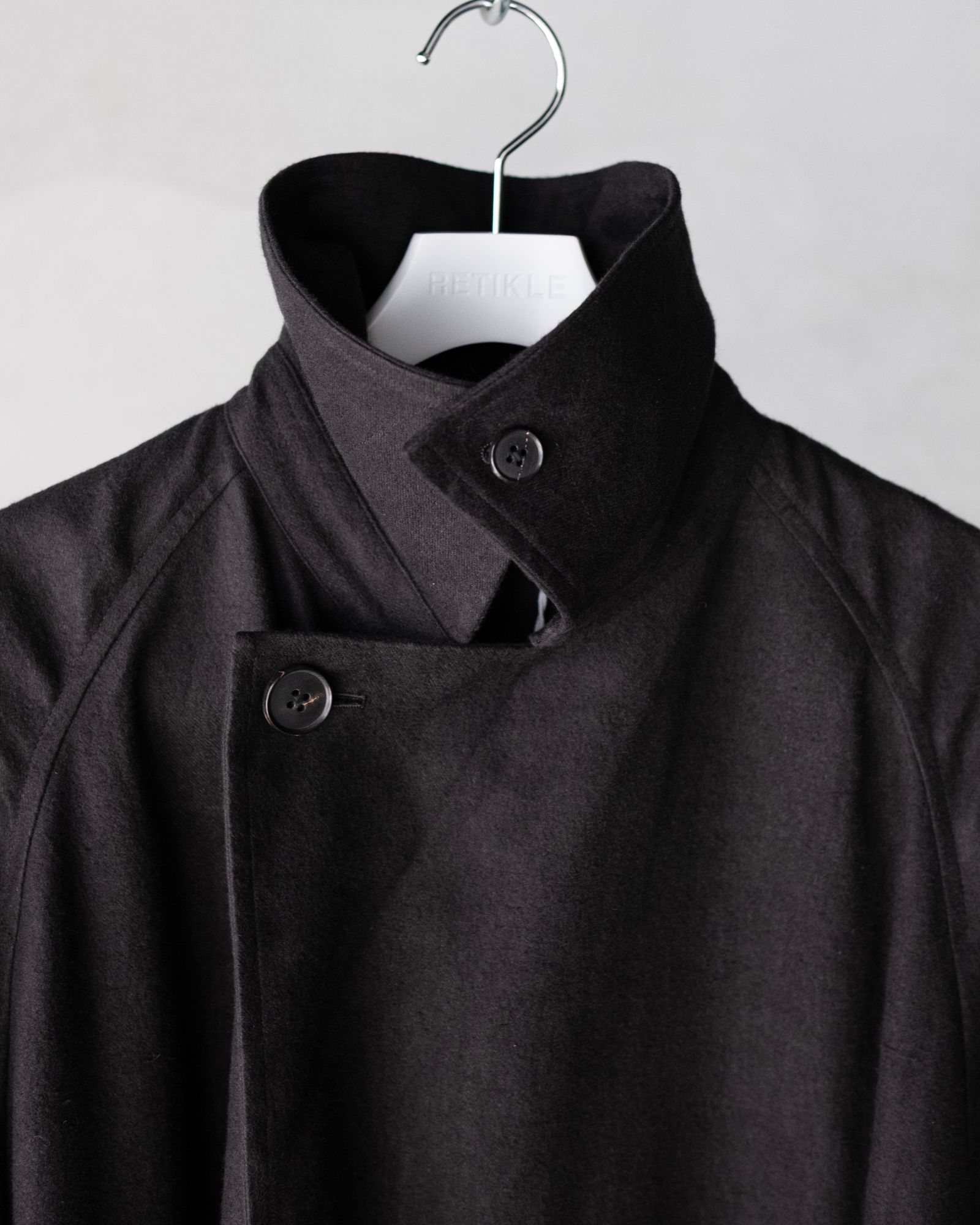 Hemp Oversize Coat / Black
