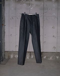 "O" COMBED COMPACT DENIM / BLACK