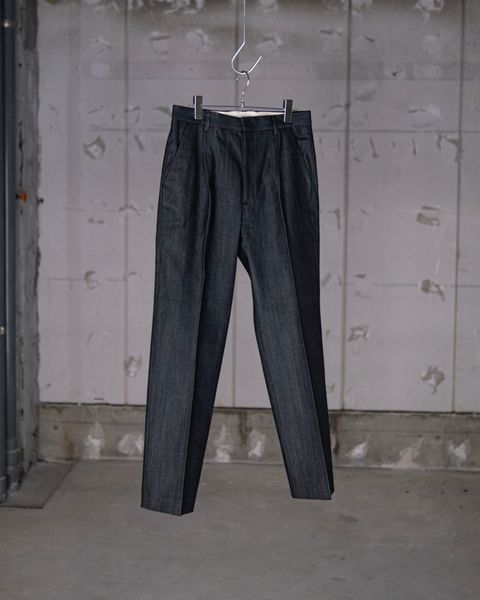 "O" COMBED COMPACT DENIM / BLACK