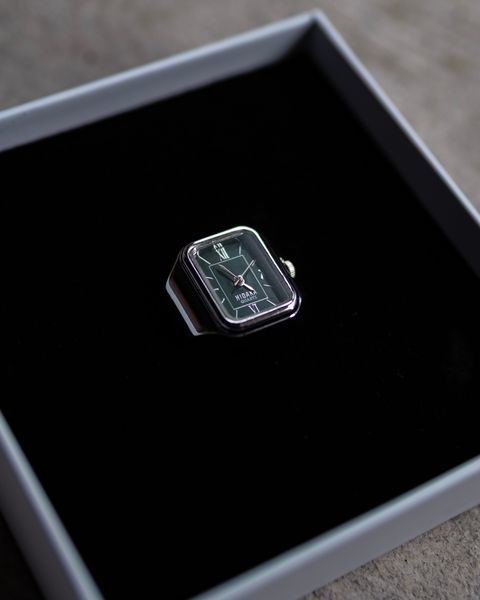 Legacy Ring Watch / Silver/Green