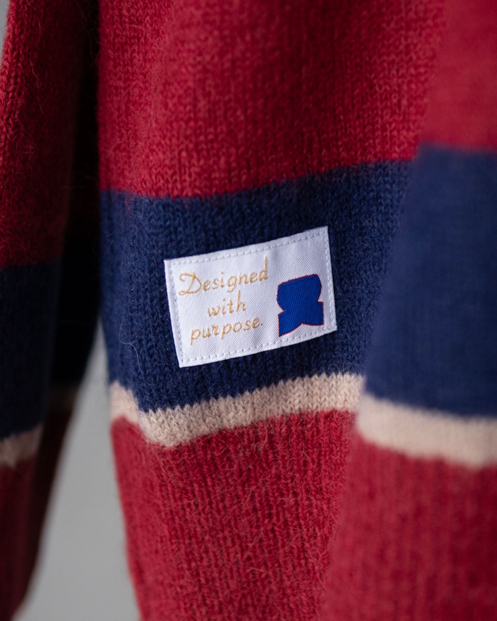 ALPACA TILDEN KNIT / RED