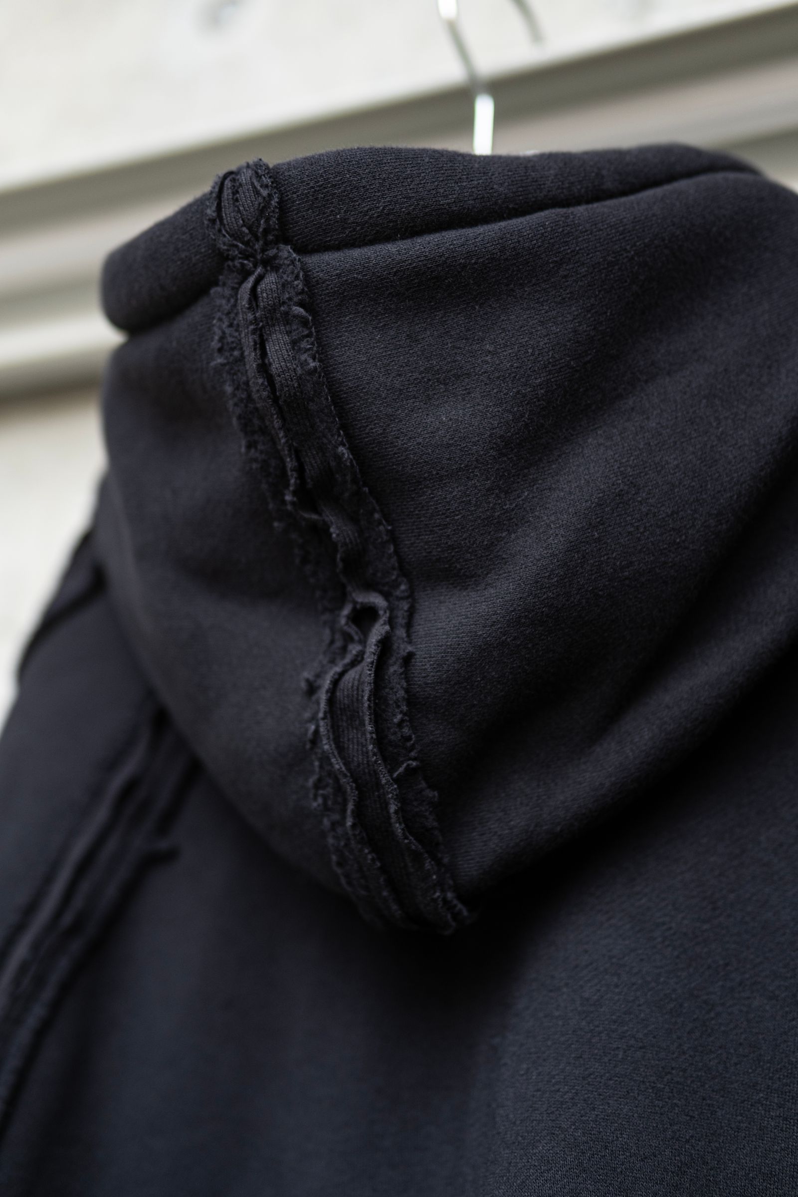 Full-Zip Sweat Hoodie / Black