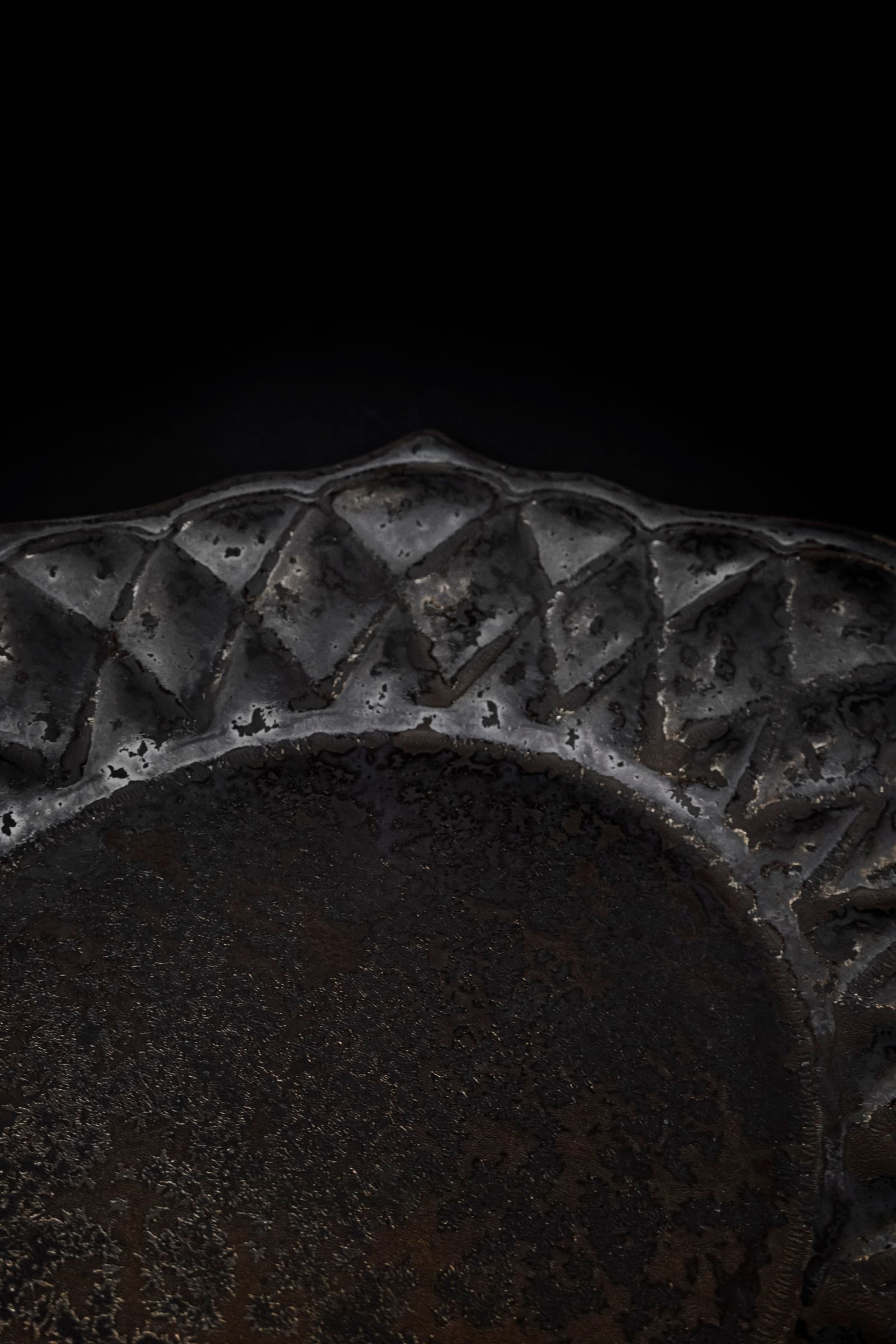 cushion plate -黒煌- L / 平皿