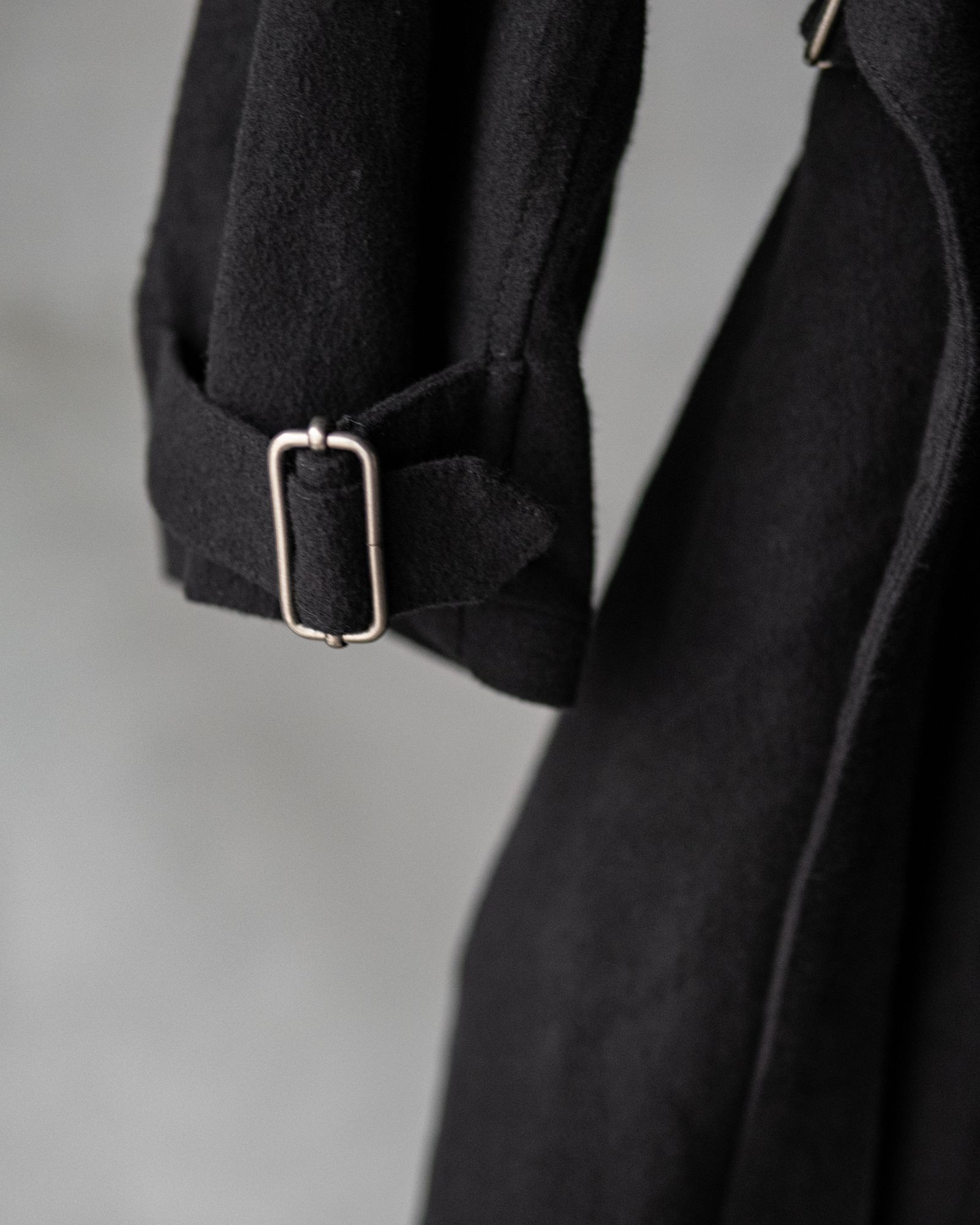MOTOR CYCLE COAT / Black