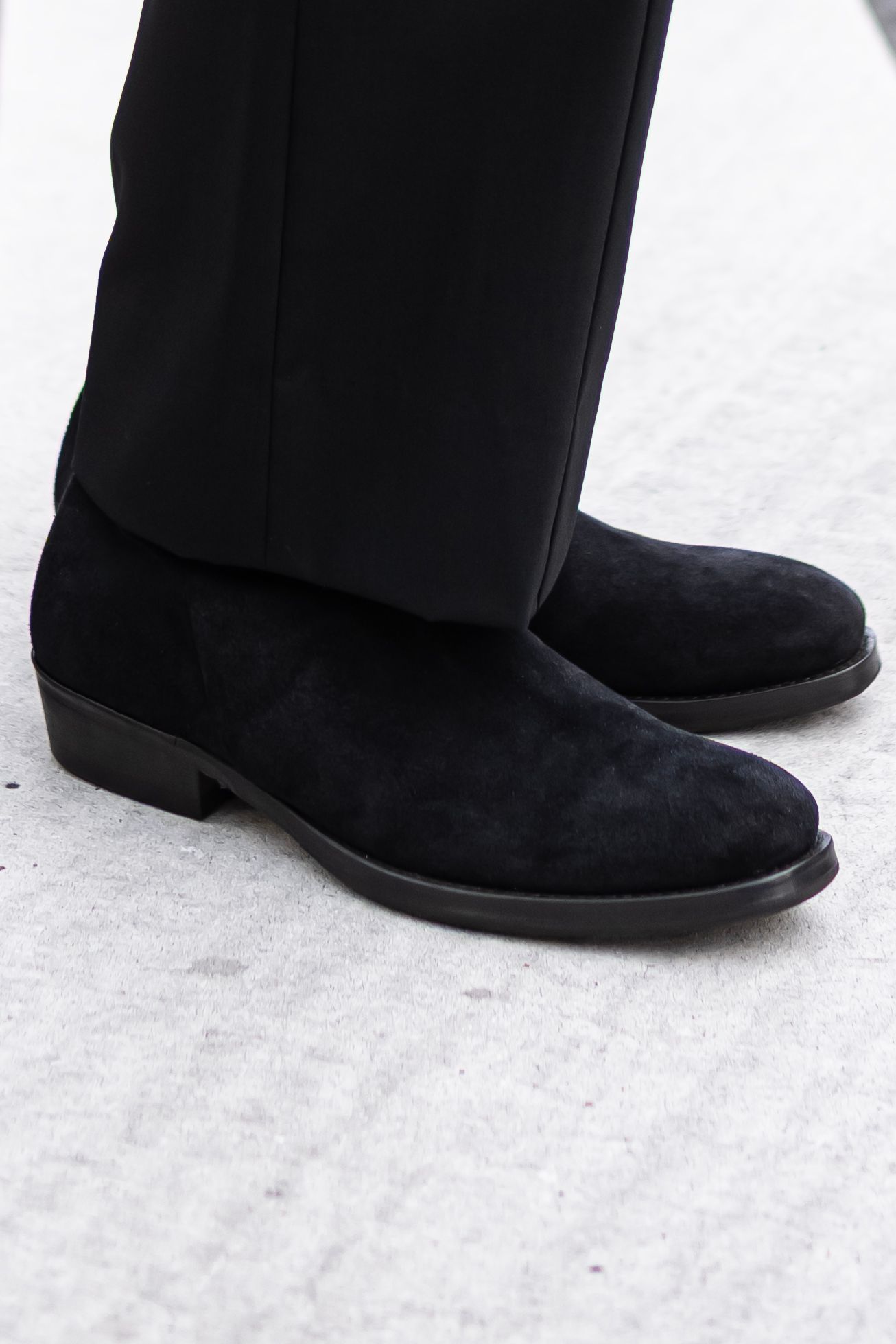 Side zip boots / Black