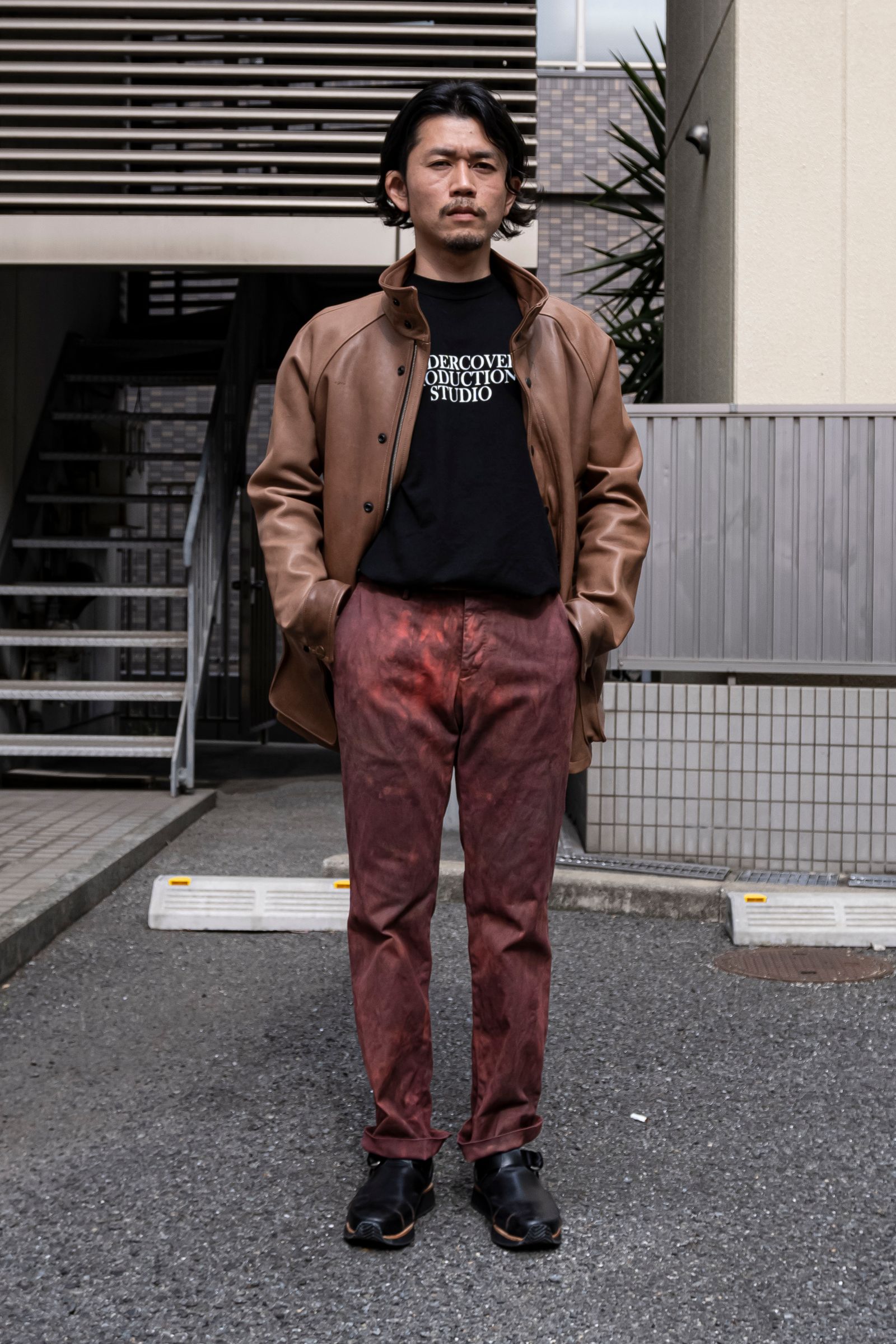 Remake "Red" Twill Pants