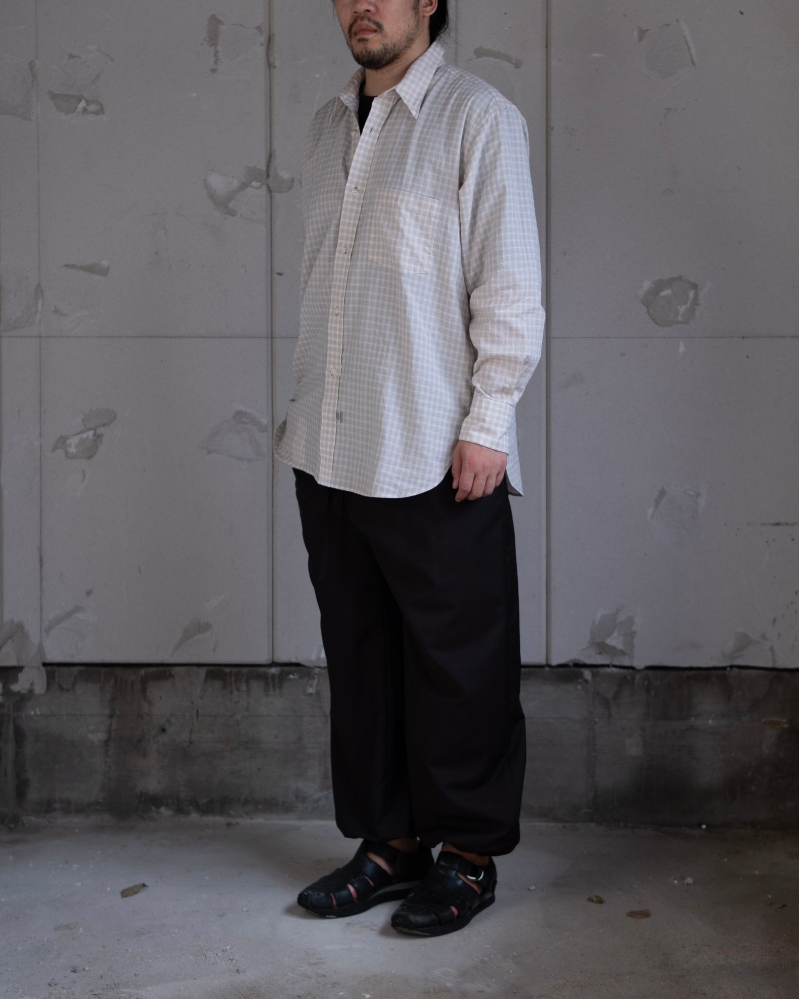 3 Button Regular Collar SH / L.Beige CH