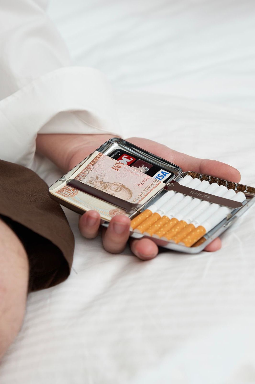 Cellphone Cig Case / Silver