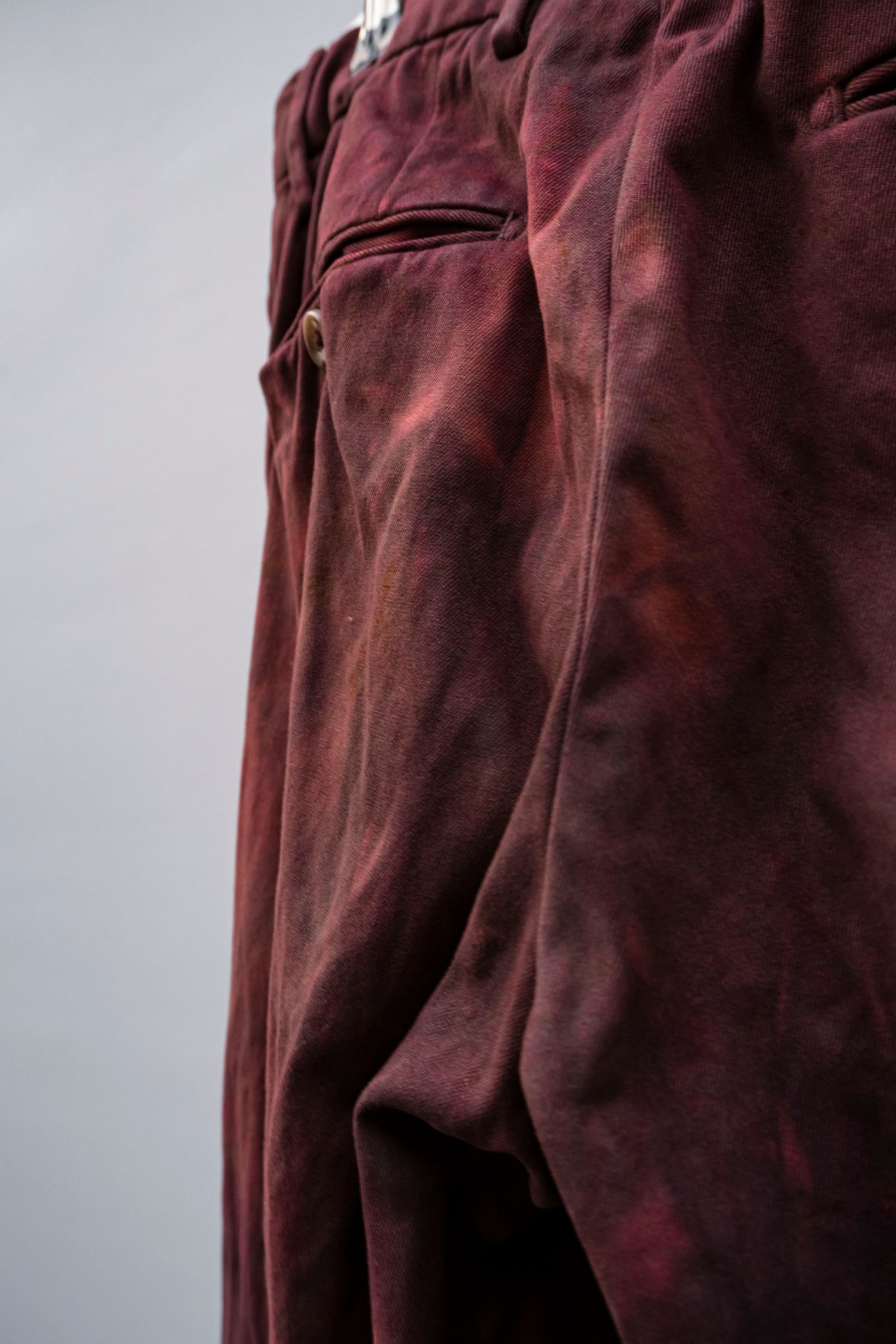 Remake "Red" Twill Pants