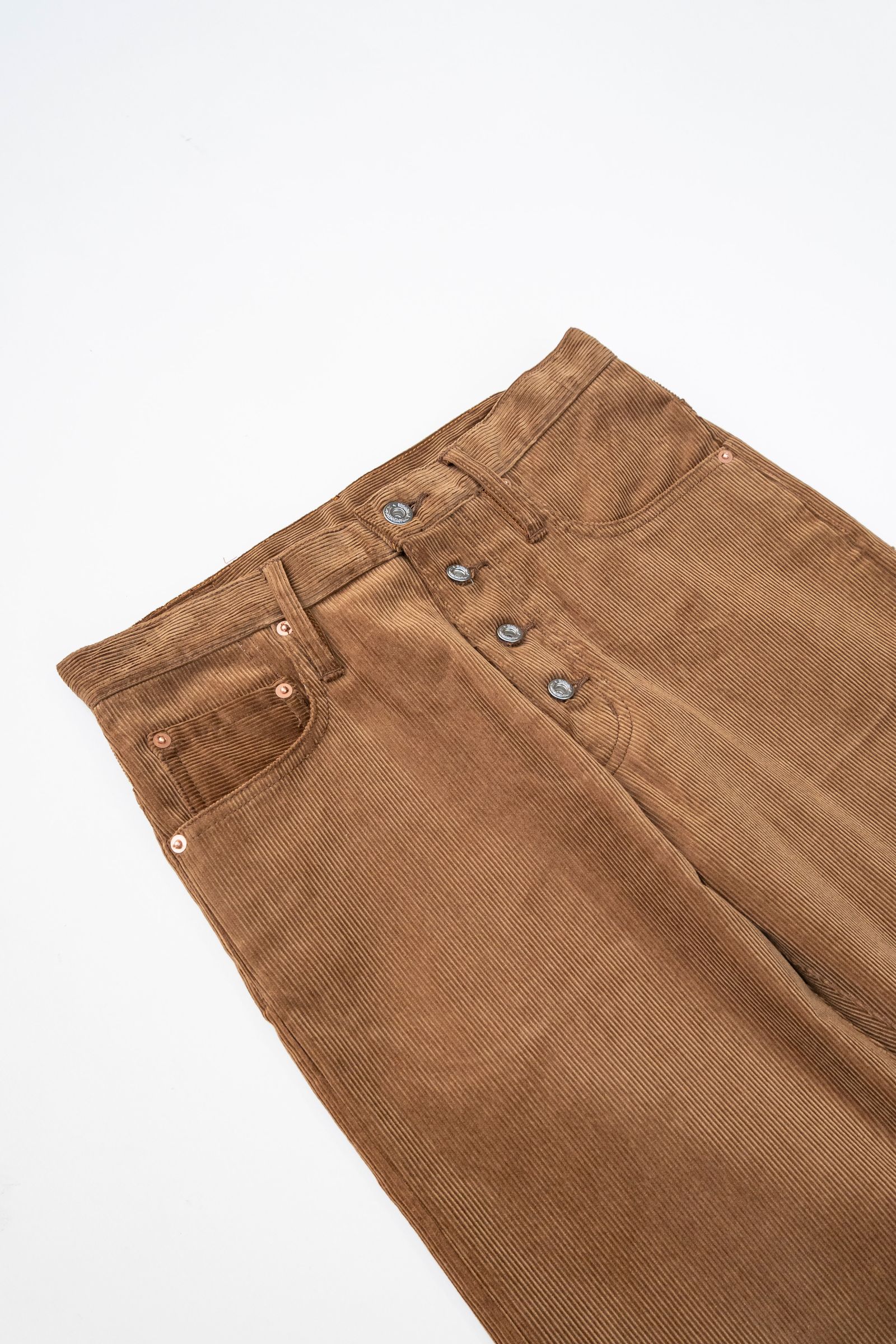 SUGARHILL - TYPE 502 CORDUROY DENIM PANTS / BROWN | Retikle Online