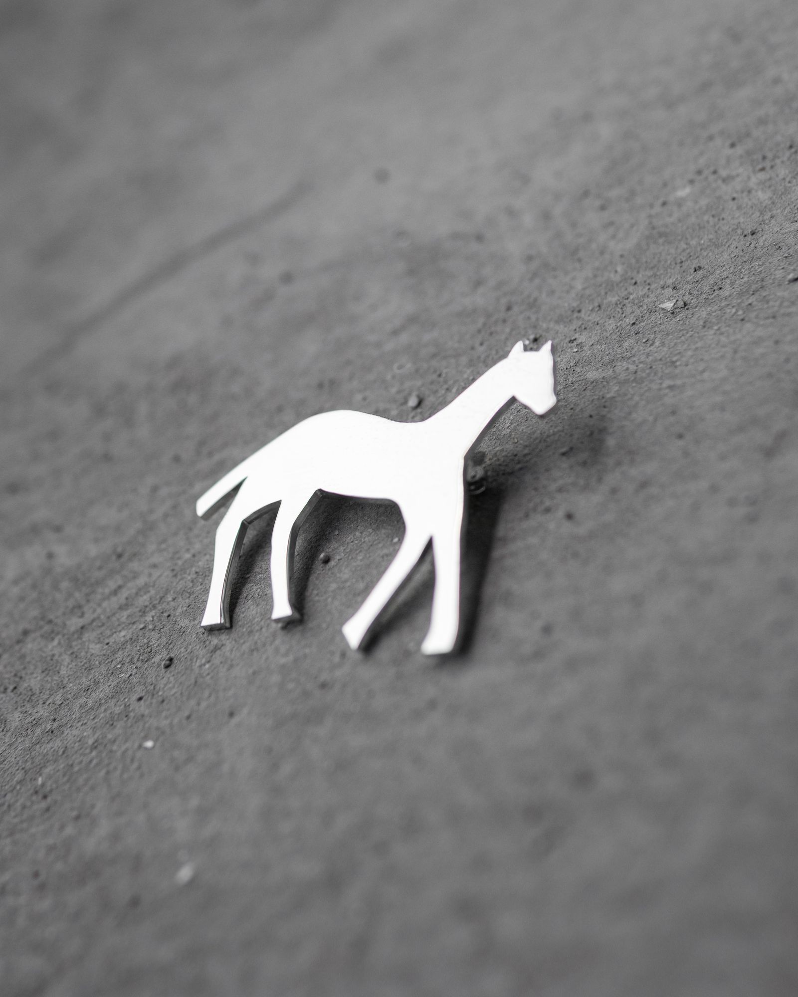 The Object Charm Brooch / horse