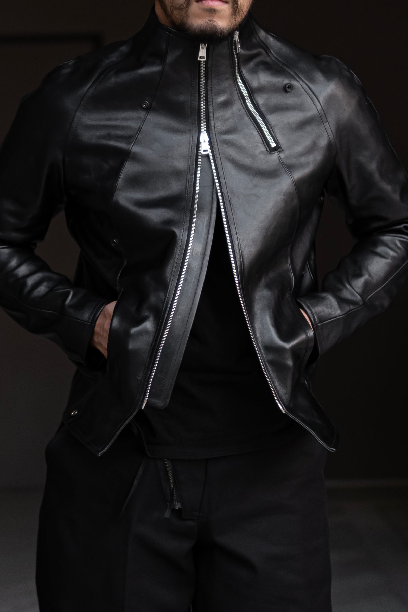 【LIMITED EDITION】Doublezip leather jacket