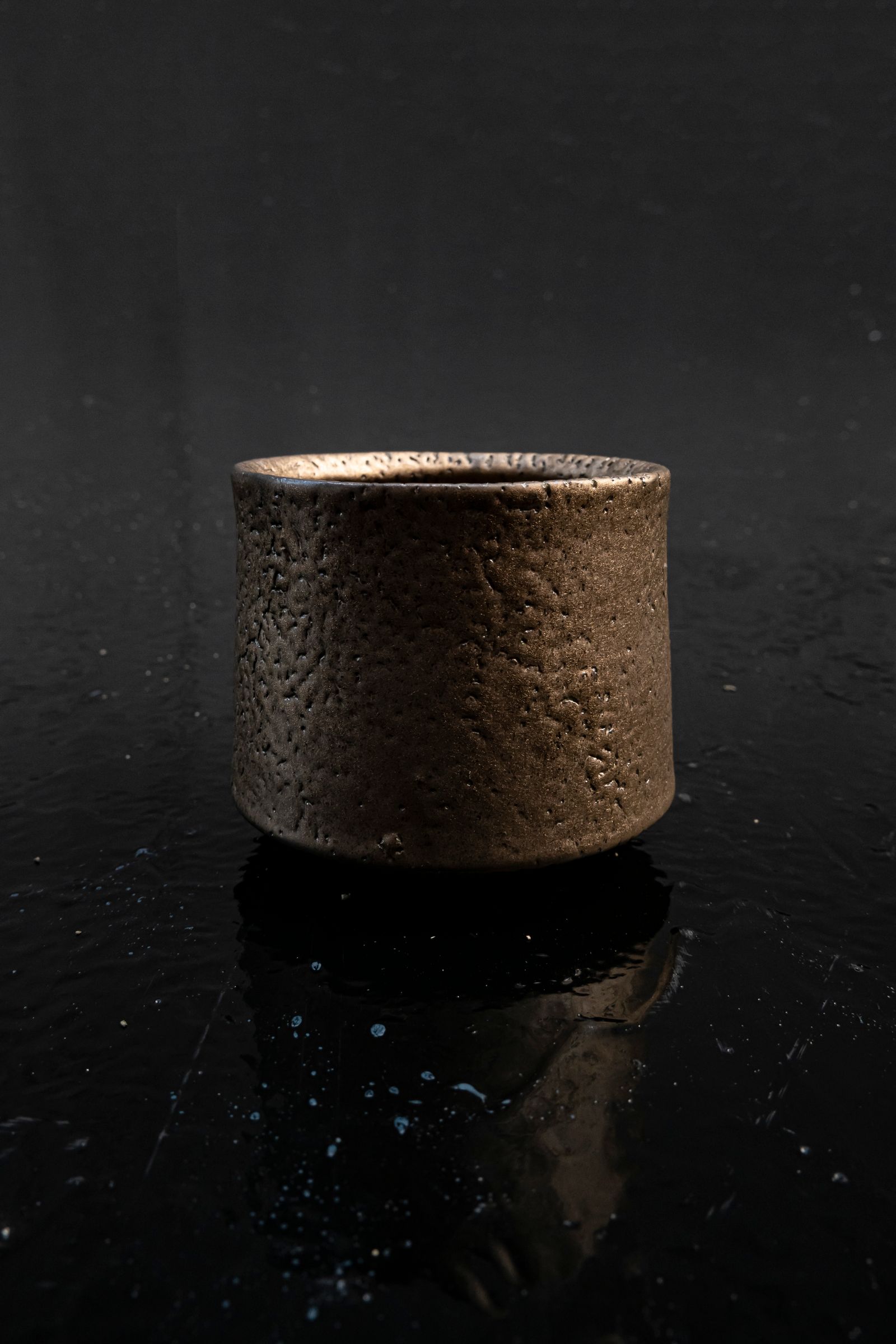 【当店限定】smiya pot -黄金梅花皮- S / 植木鉢
