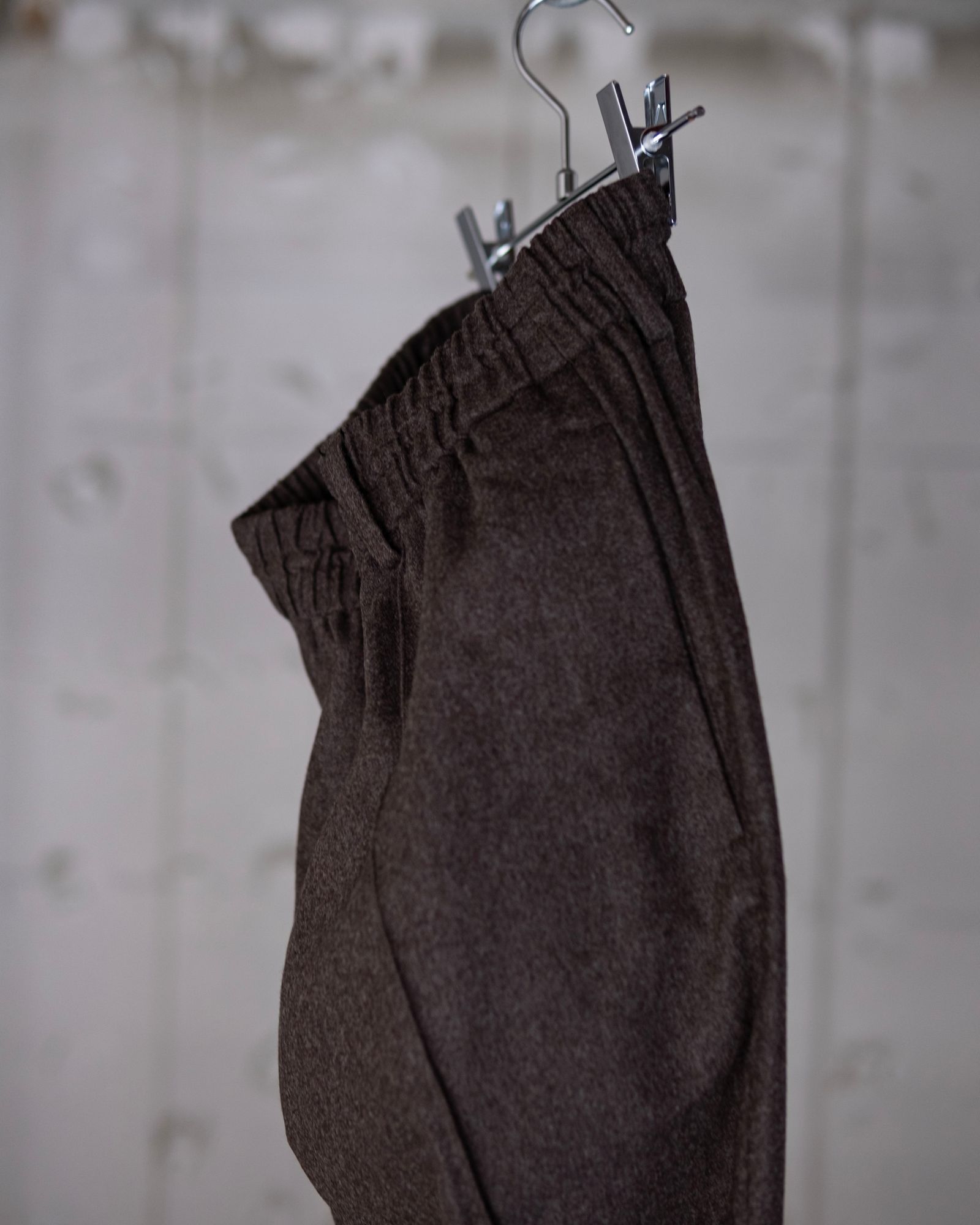 "REL" SUPER100S HYBRID FLANNEL / BROWN
