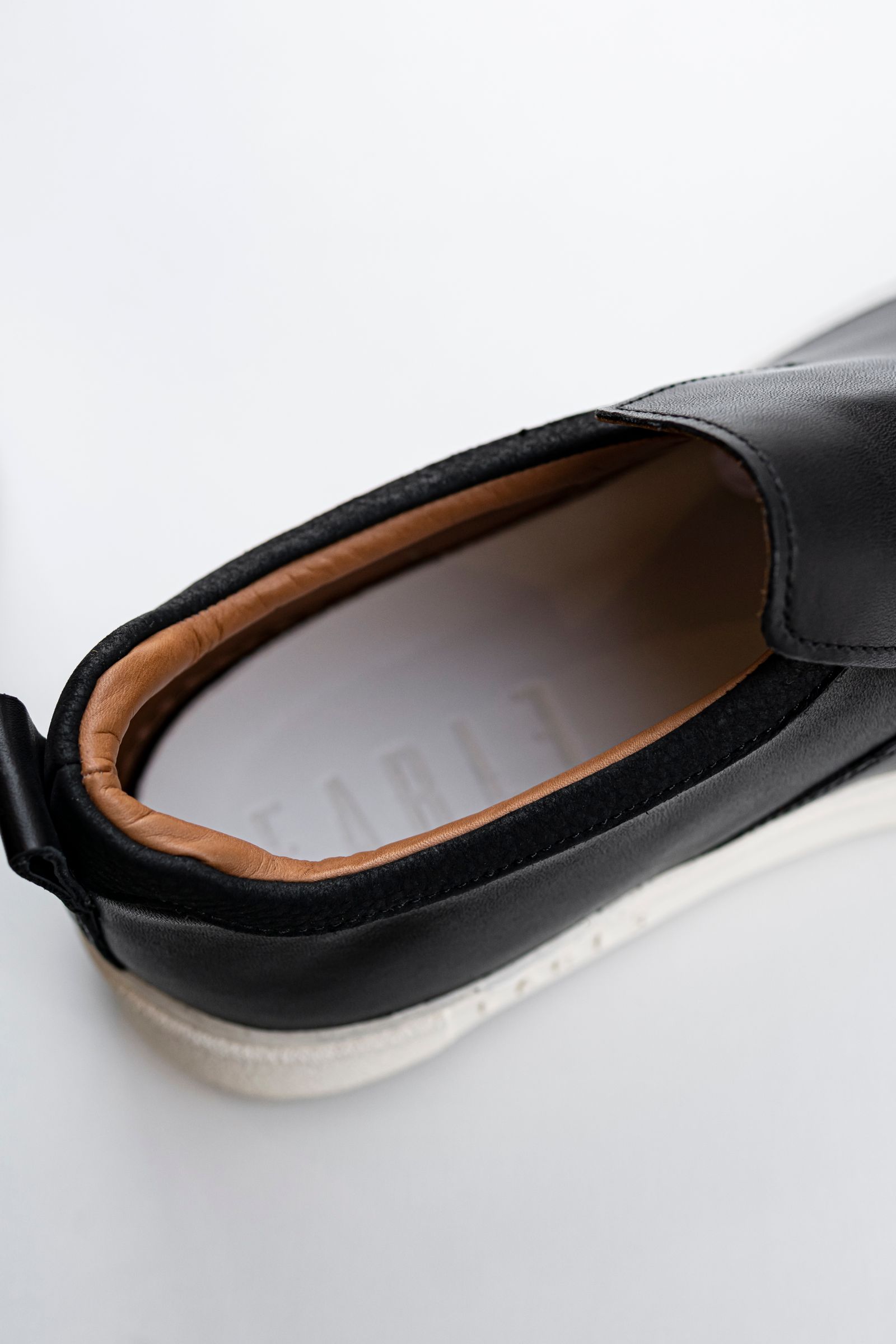 Drape slip-on sneakers / Black