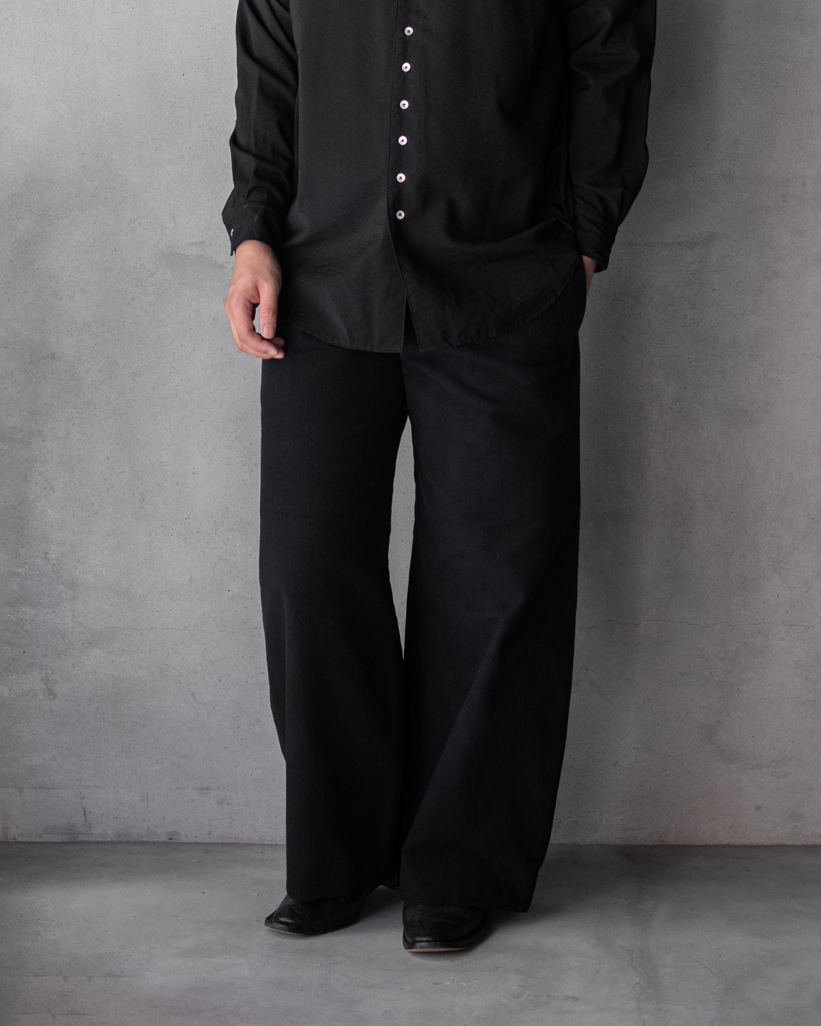 Wide Pants / Black