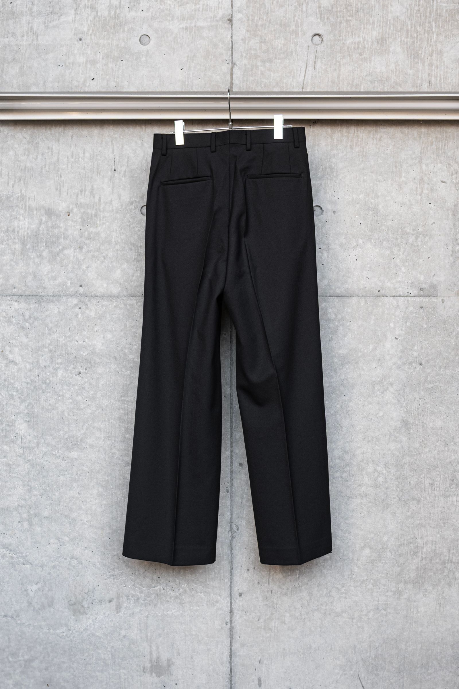 "BAG" WOOL POLYESTER TWILL / BLACK