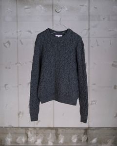Cable Knit in Mérinos d'Arles / Gray Melange