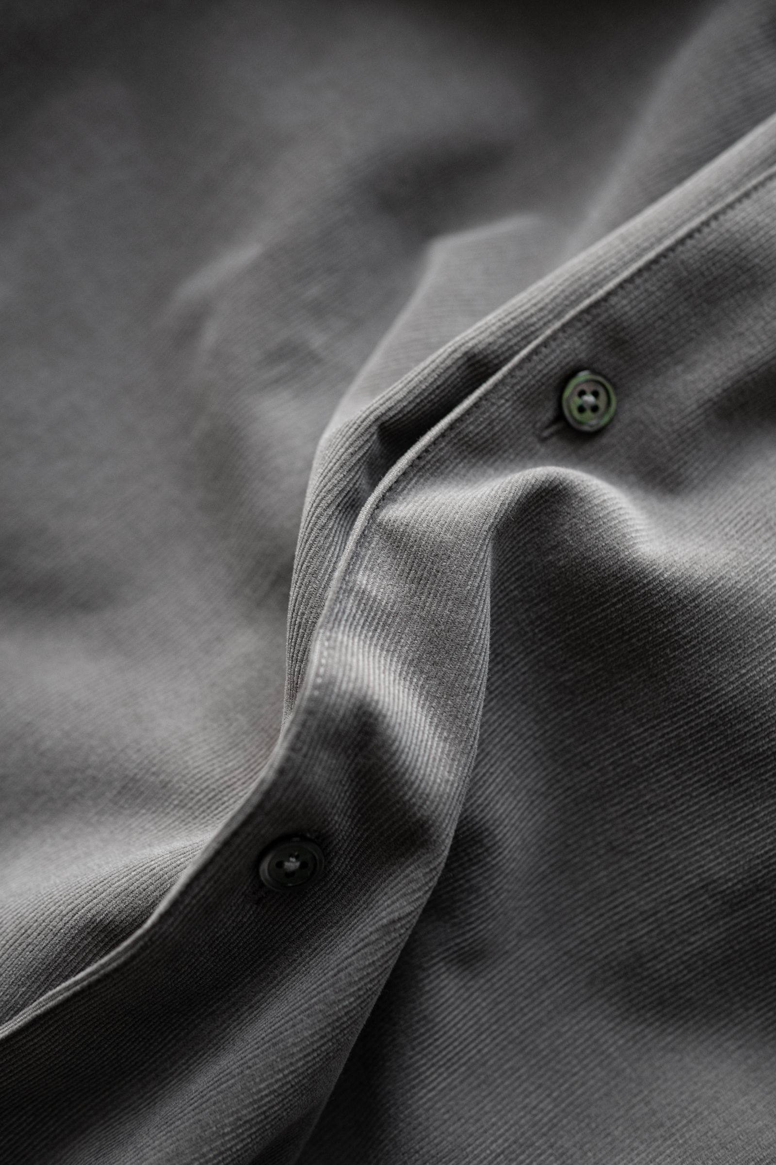 Soft Corduroy Wide Shirts / Greige