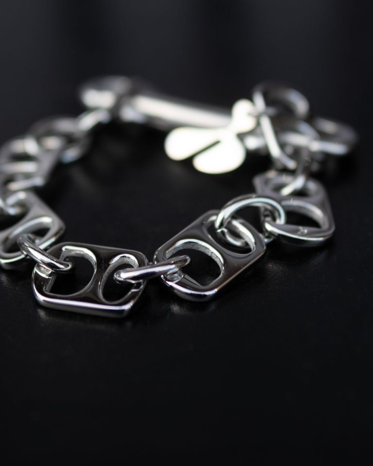 Pull Tab Bracelet / Silver