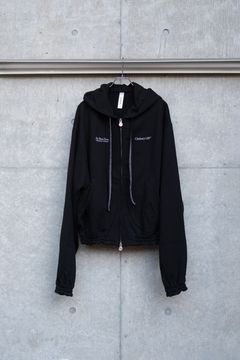 ORDINARY OLD STYLE ZIP HOODIE / BLACK