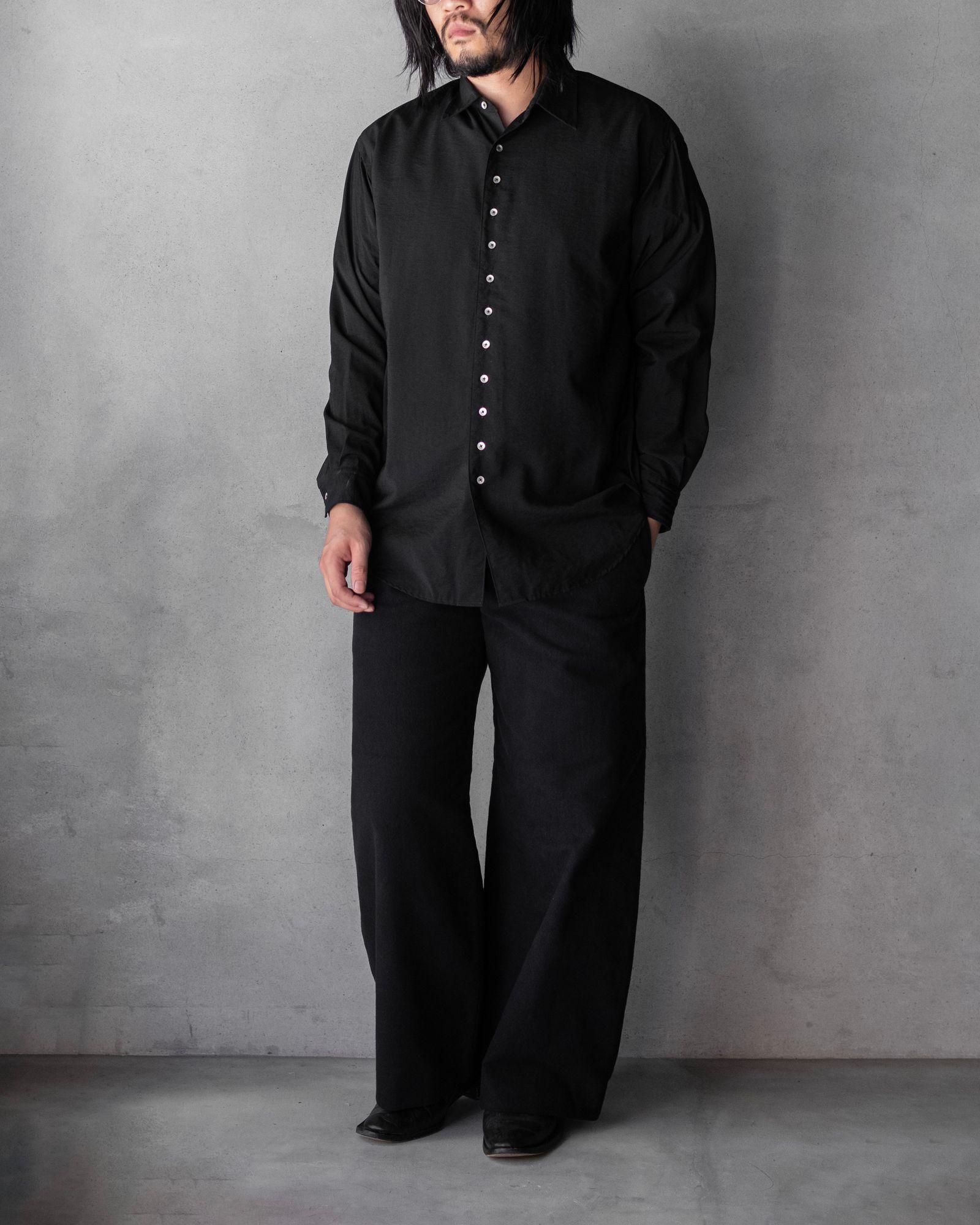 Wide Pants / Black
