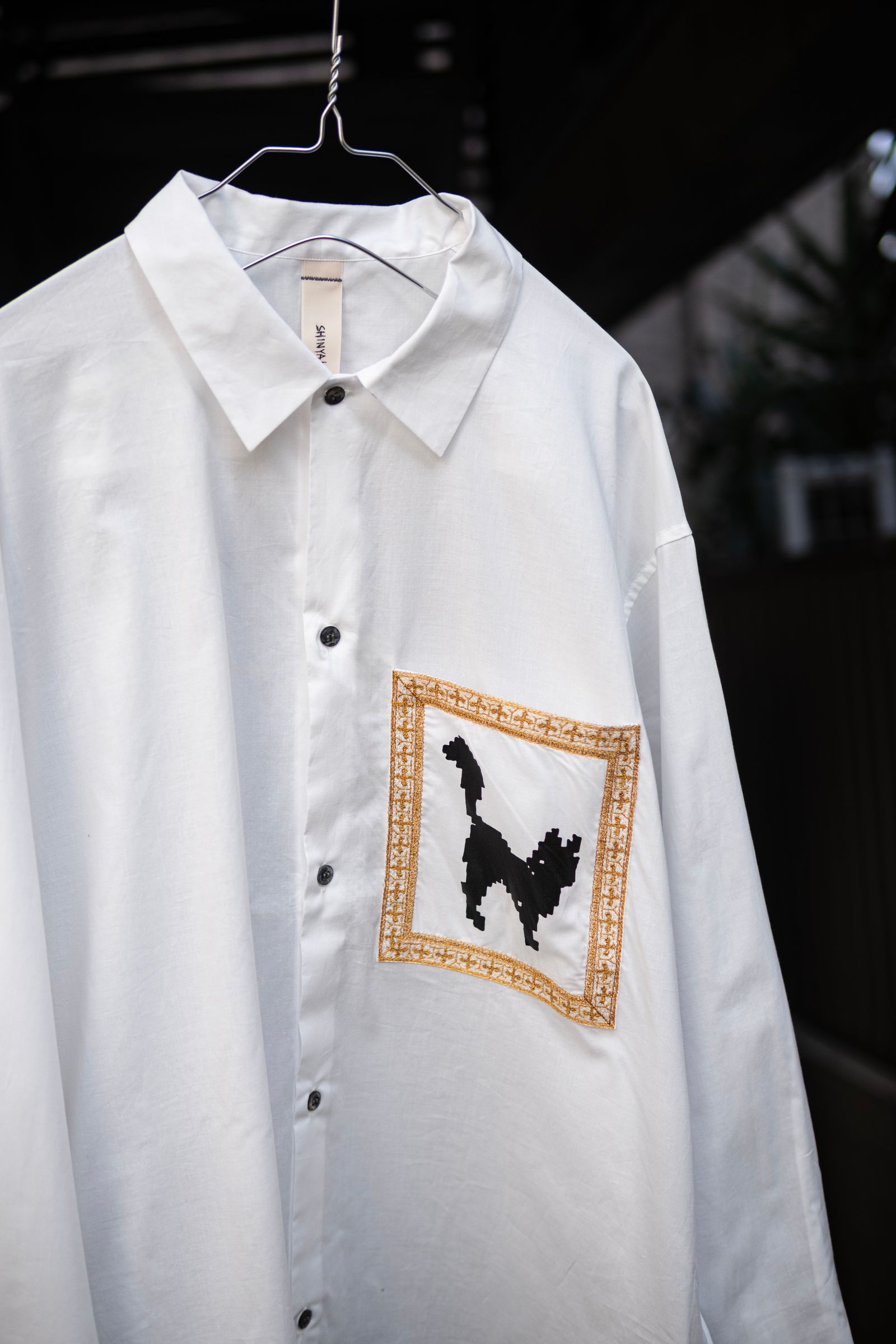 DOTS MUSEUM SHIRT / COLOURLESS WHITE