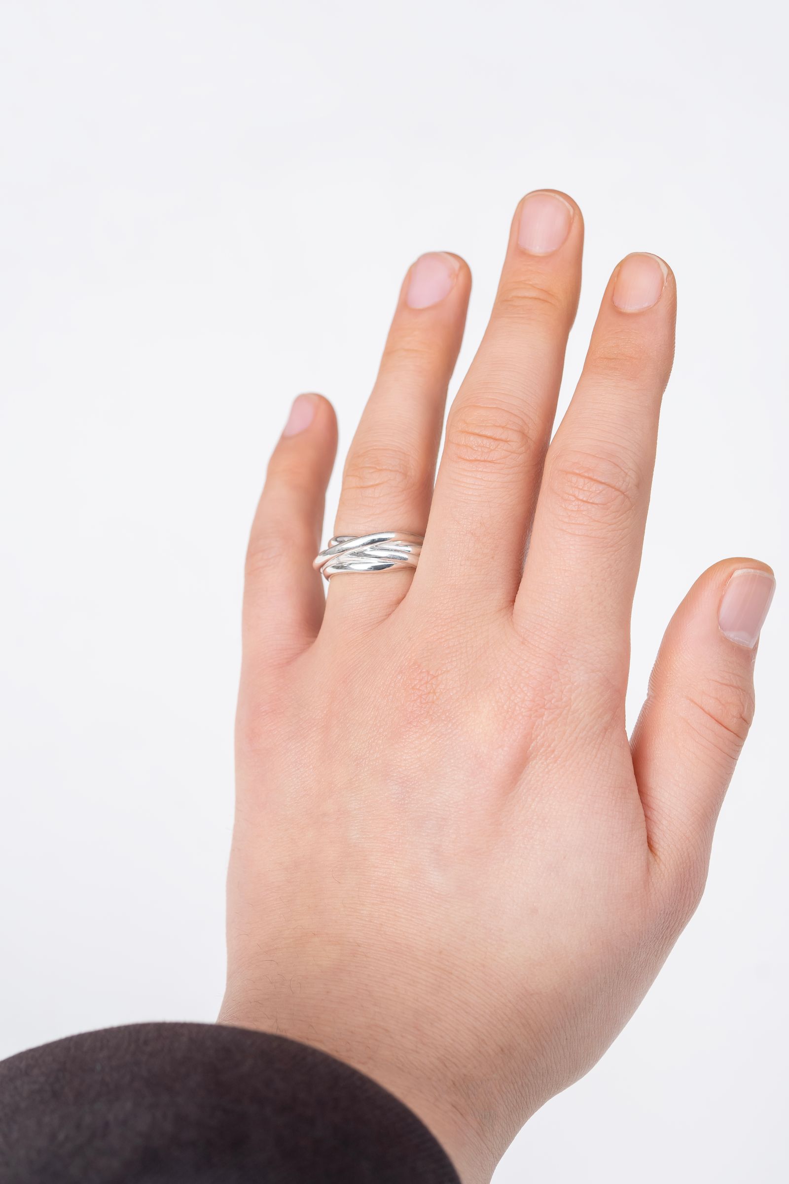 Silver Intersect Ring / Silver
