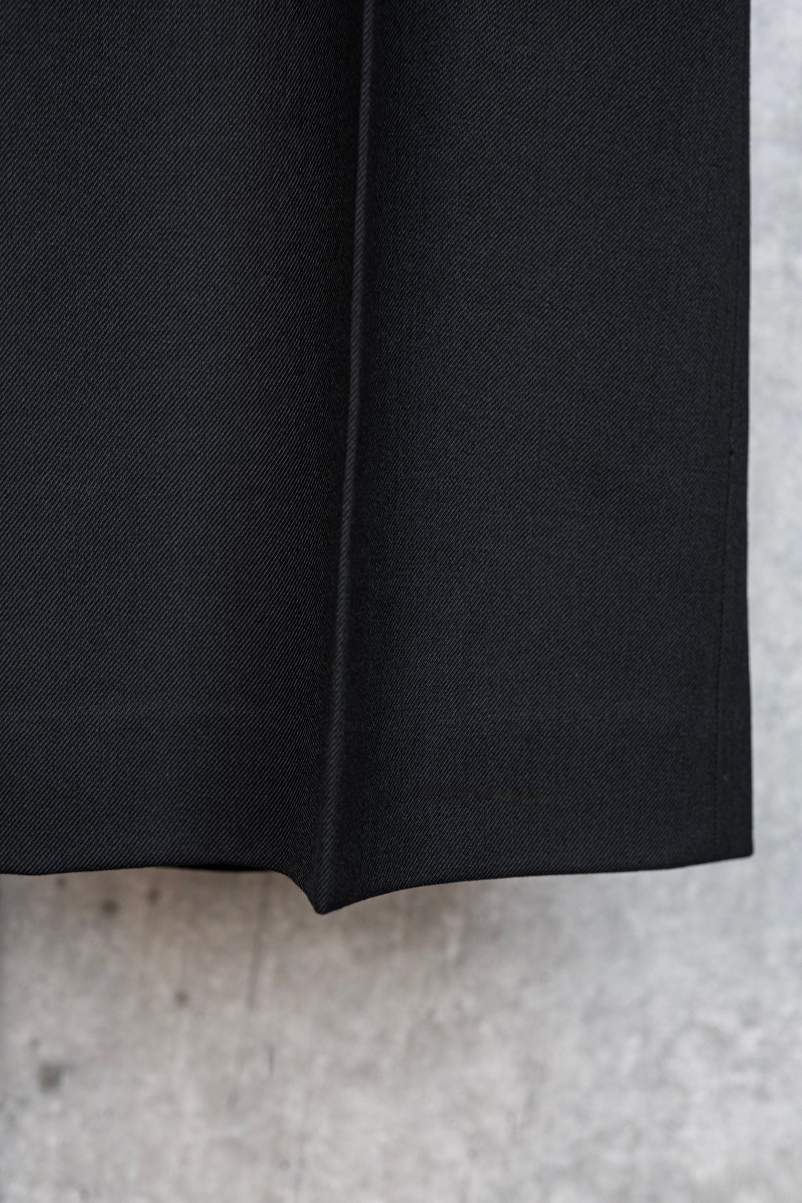 "BAG" WOOL POLYESTER TWILL / BLACK