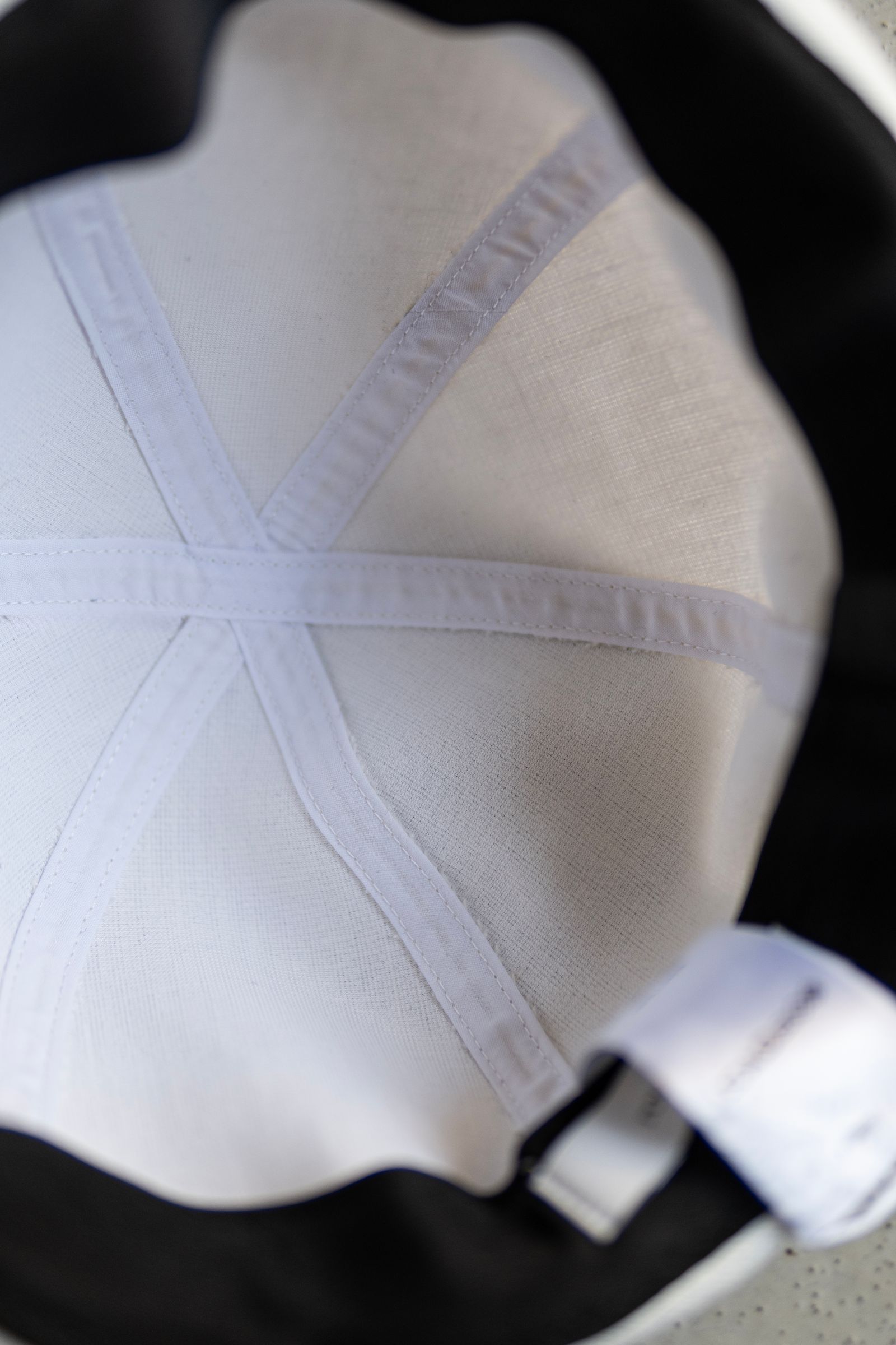 Linen Canvas Roll Cap / Ecru