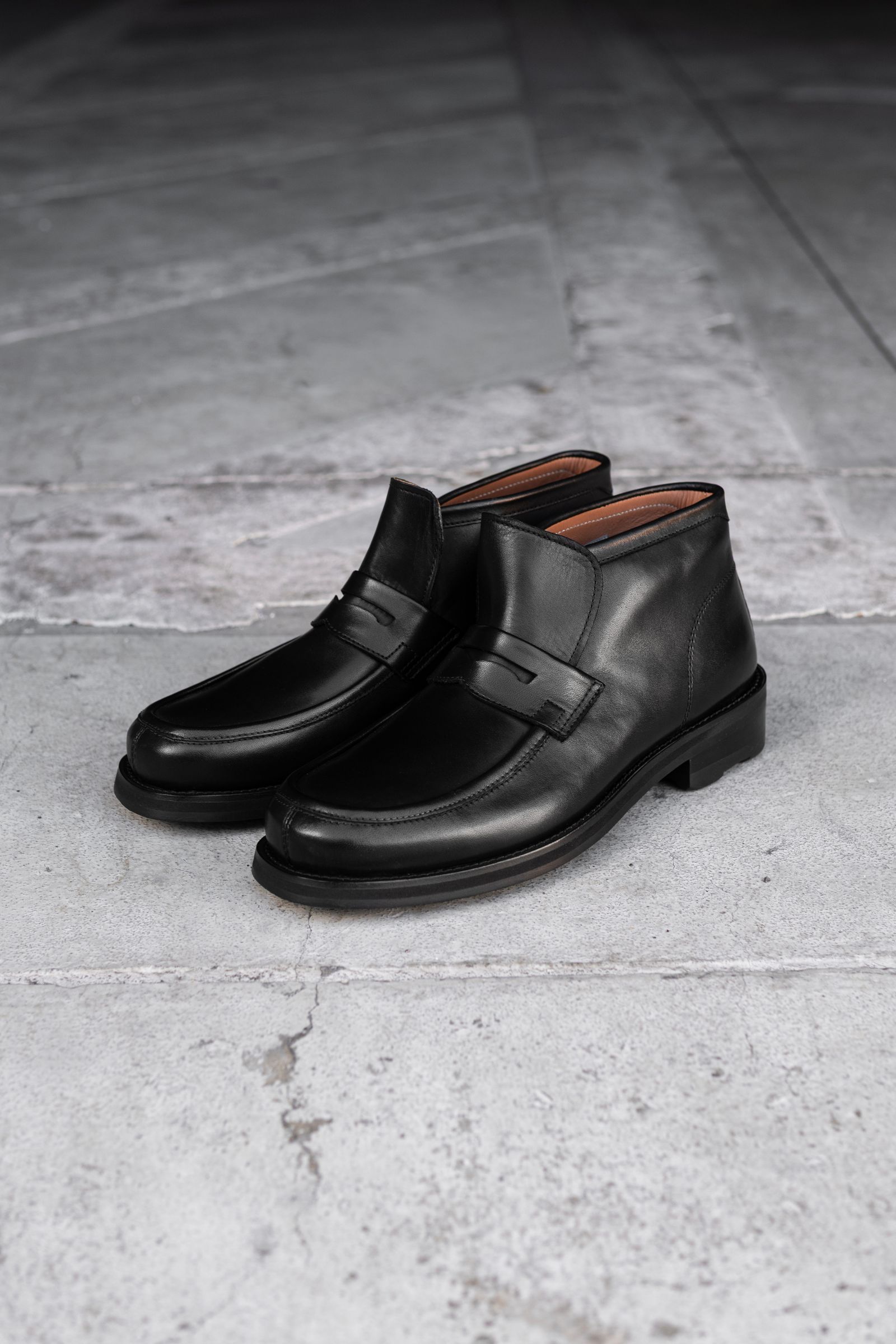 Chukka loafers / Black