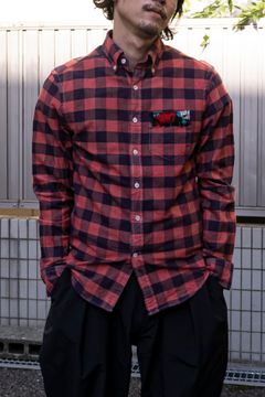 Remake "Red" Check Shirt