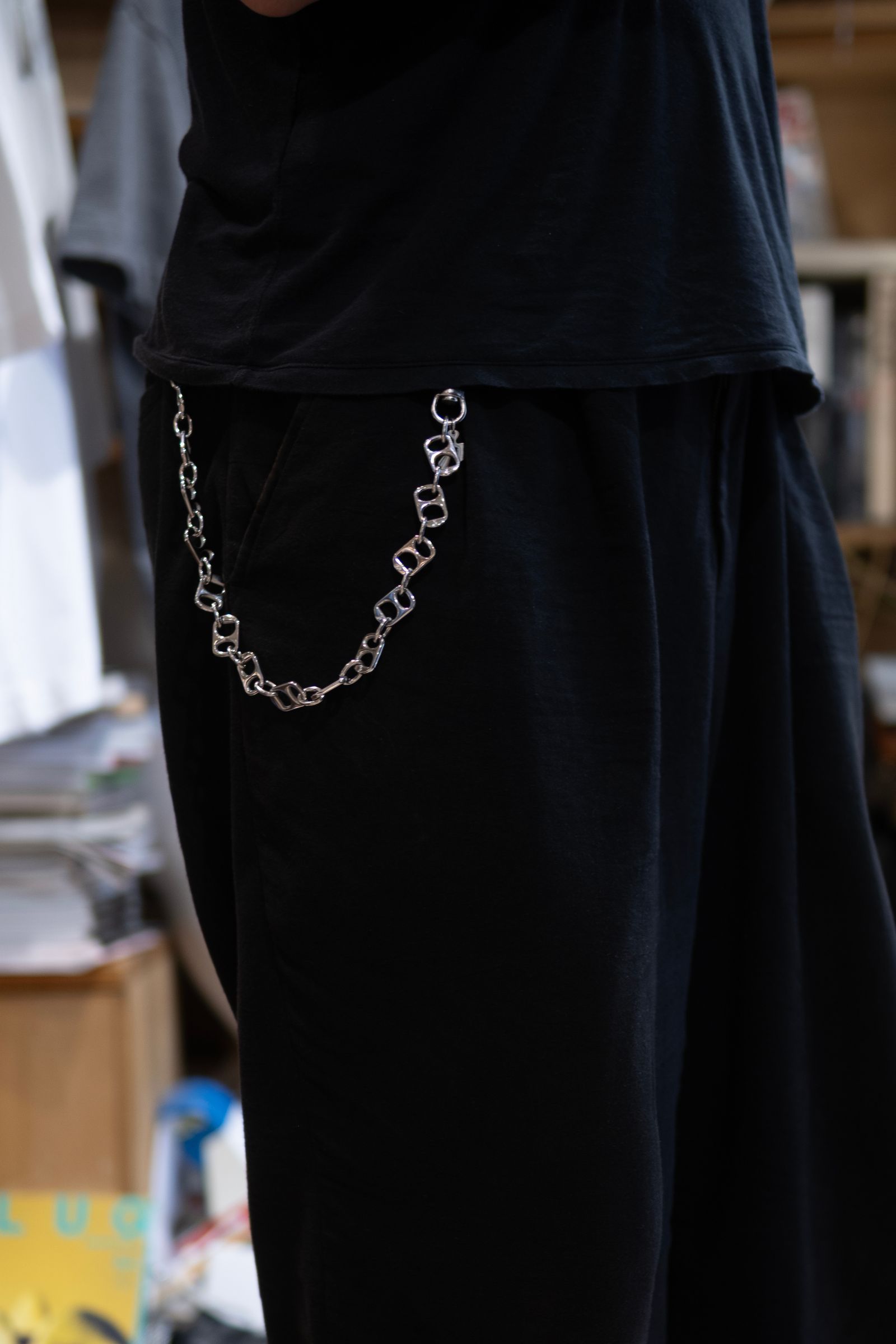 PULL TAB PANTS CHAIN / SILVER