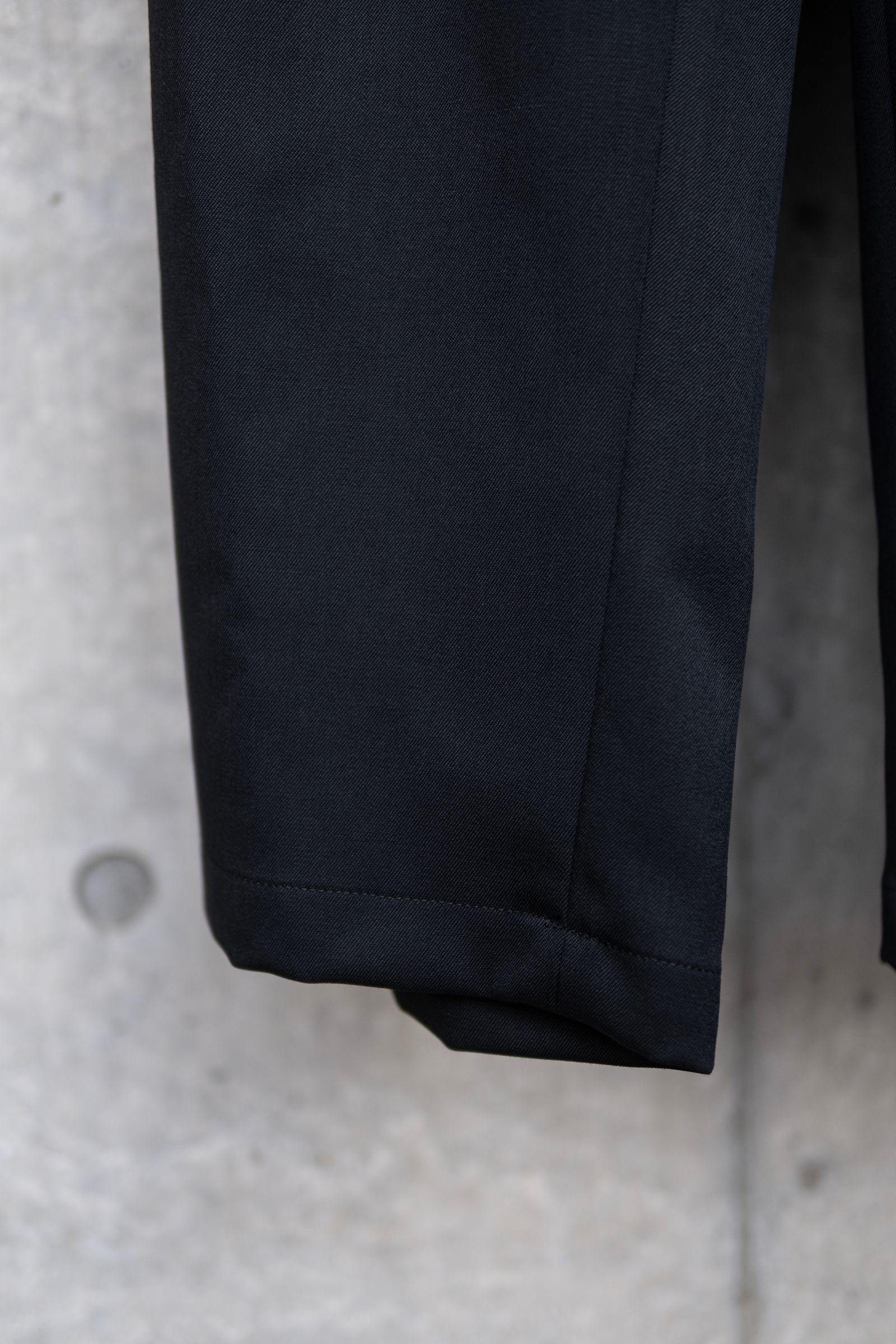 2TUCK WIDE EASY PANTS / BLACK