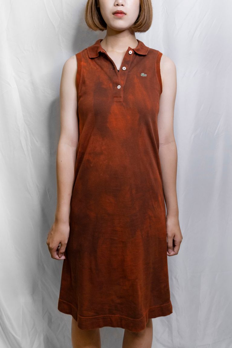 No Attention Remake Line Lacoste Remake Overdye Dress リメイクポロシャツワンピース Retikle Online Store