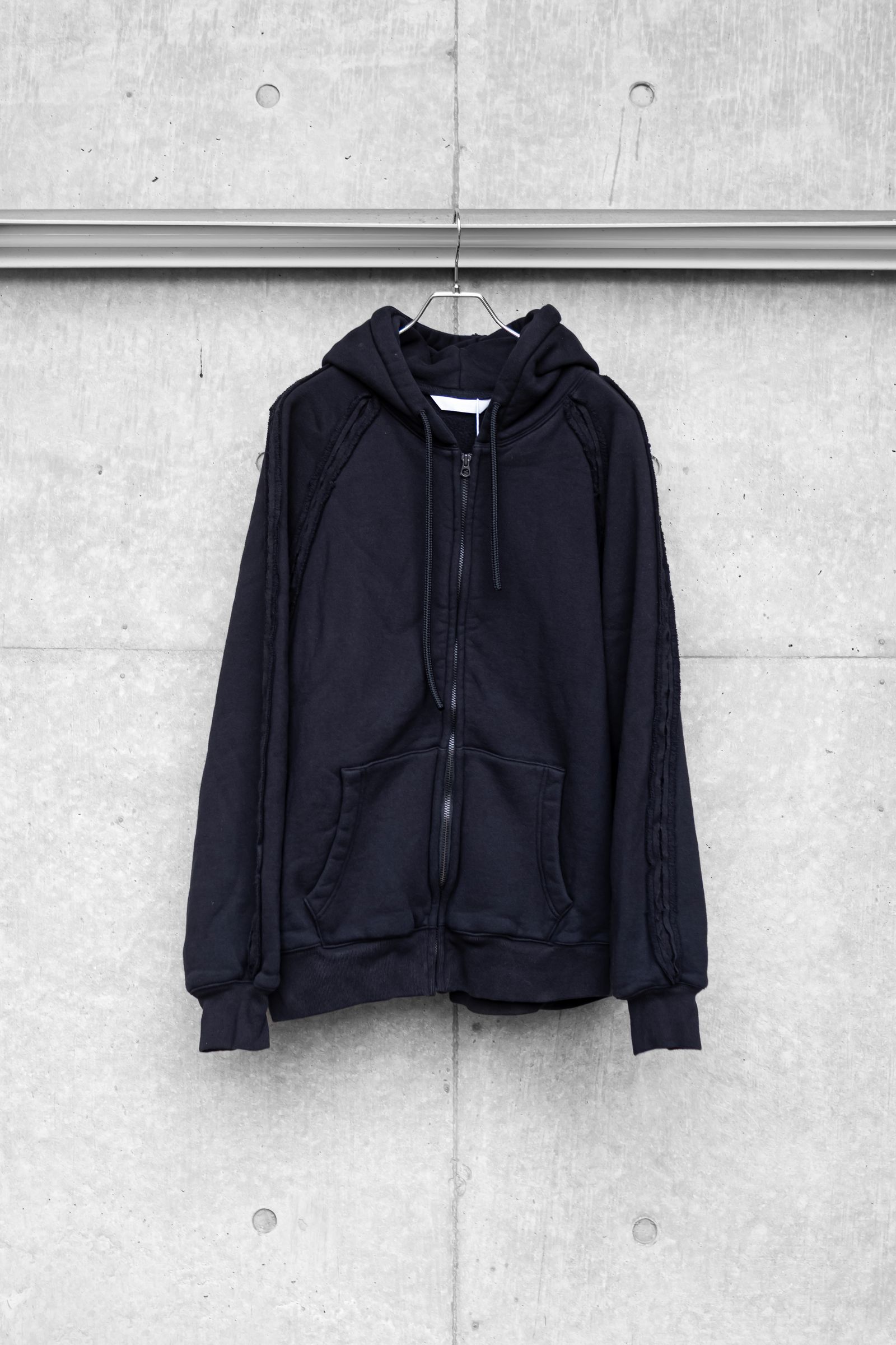 Full-Zip Sweat Hoodie / Black