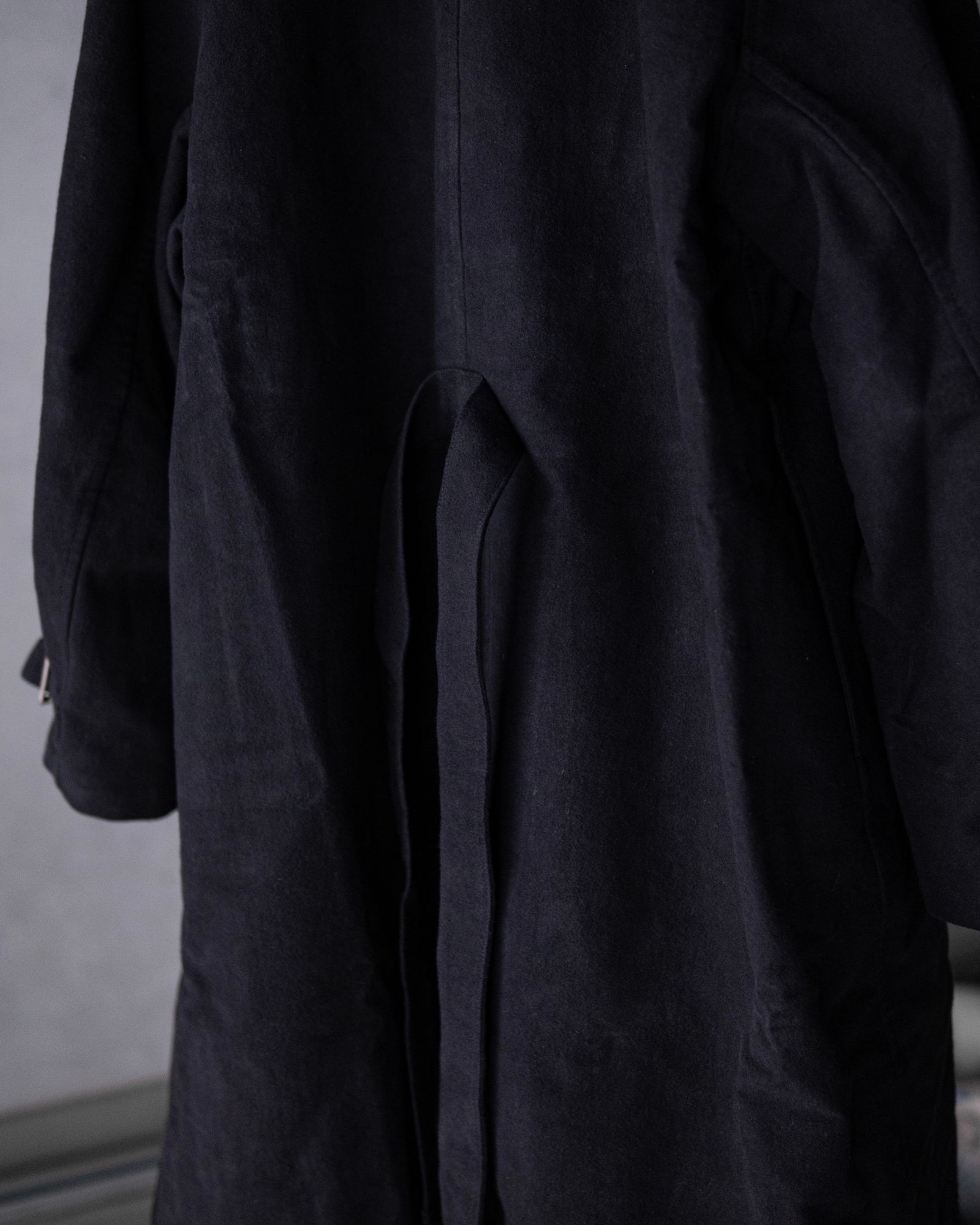 MOTOR CYCLE COAT / Black