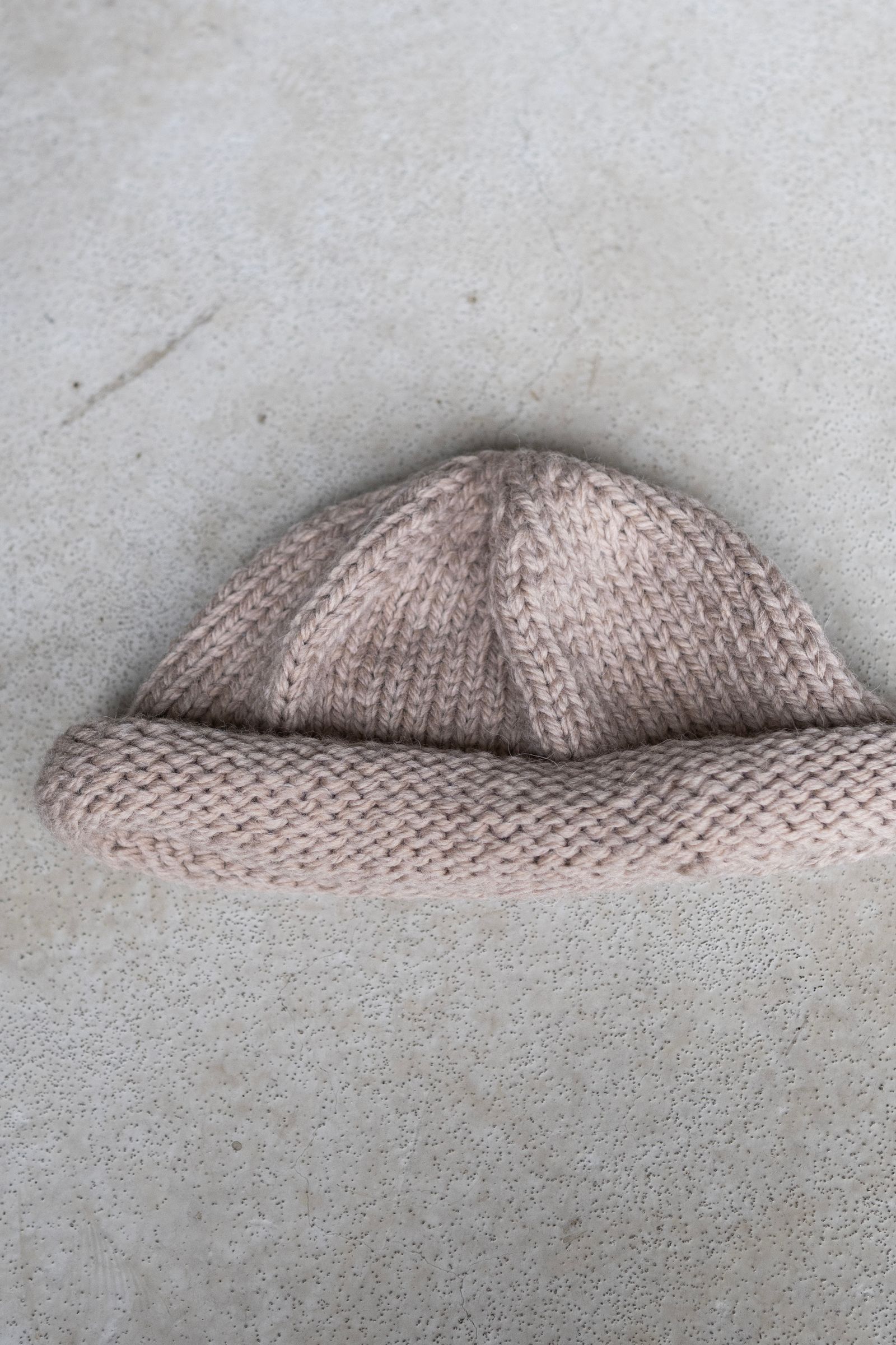 Knit Beanie / Beige