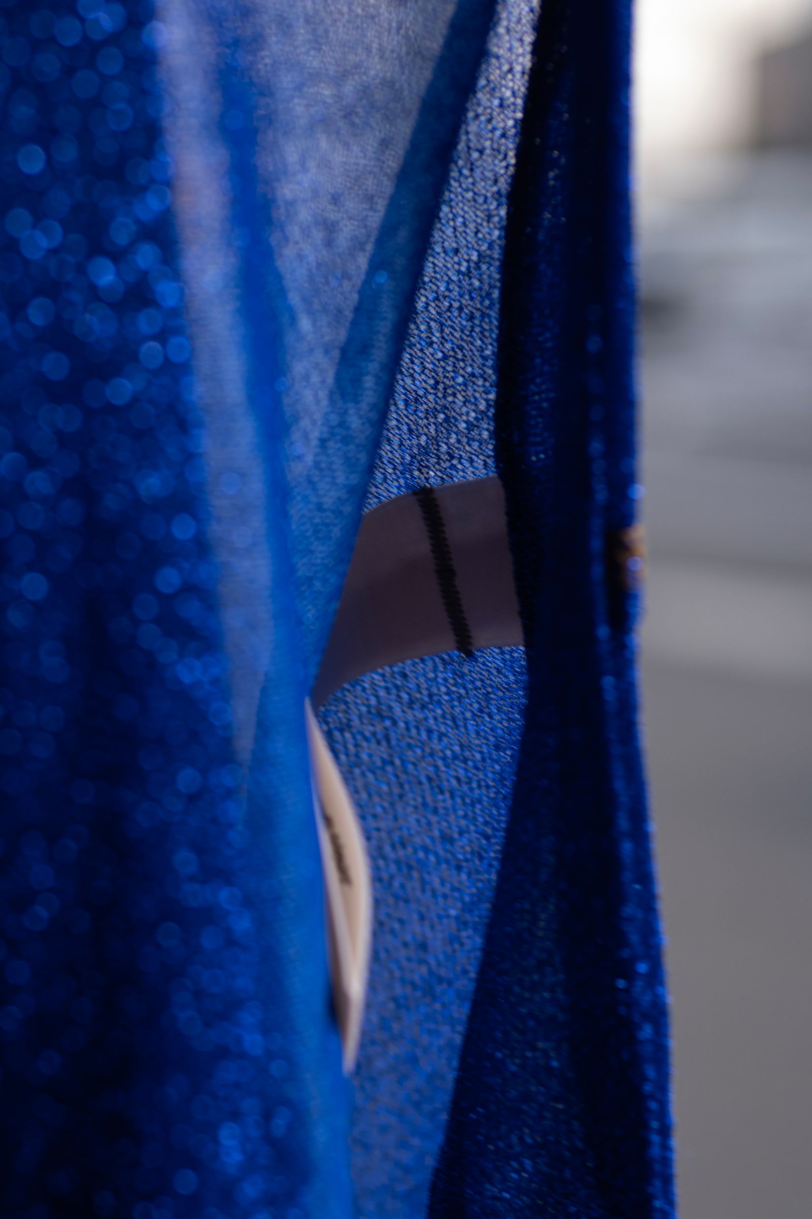 SHINYAKOZUKA - MASSIVE CARDI / METALLIC BLUE | Retikle